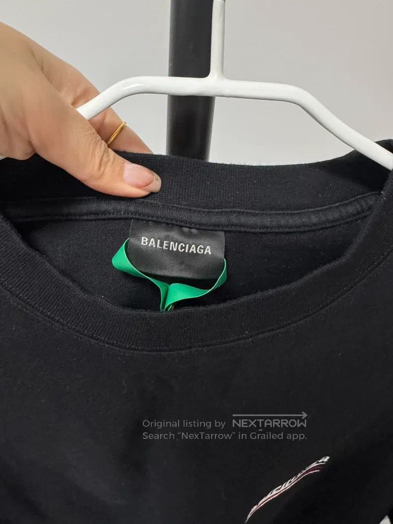 Balenciaga Balenciaga Black Short Sleeve T-Shirt Size US S / EU 44-46 / 1 - 3 Thumbnail