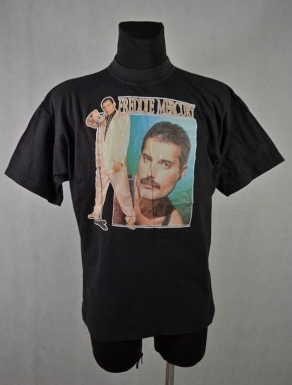 Band Tees × Vintage Rare Freddie Mercury Queen 1992 Vintage tee t-shirt L Size US L / EU 52-54 / 3 - 1 Thumbnail