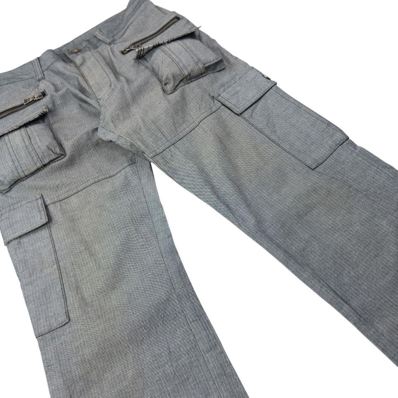 Burberry Vintage 2000s Burberry Black Label Cargo Trousers Womens W27 Size 27" / US 4 / IT 40 - 8 Thumbnail