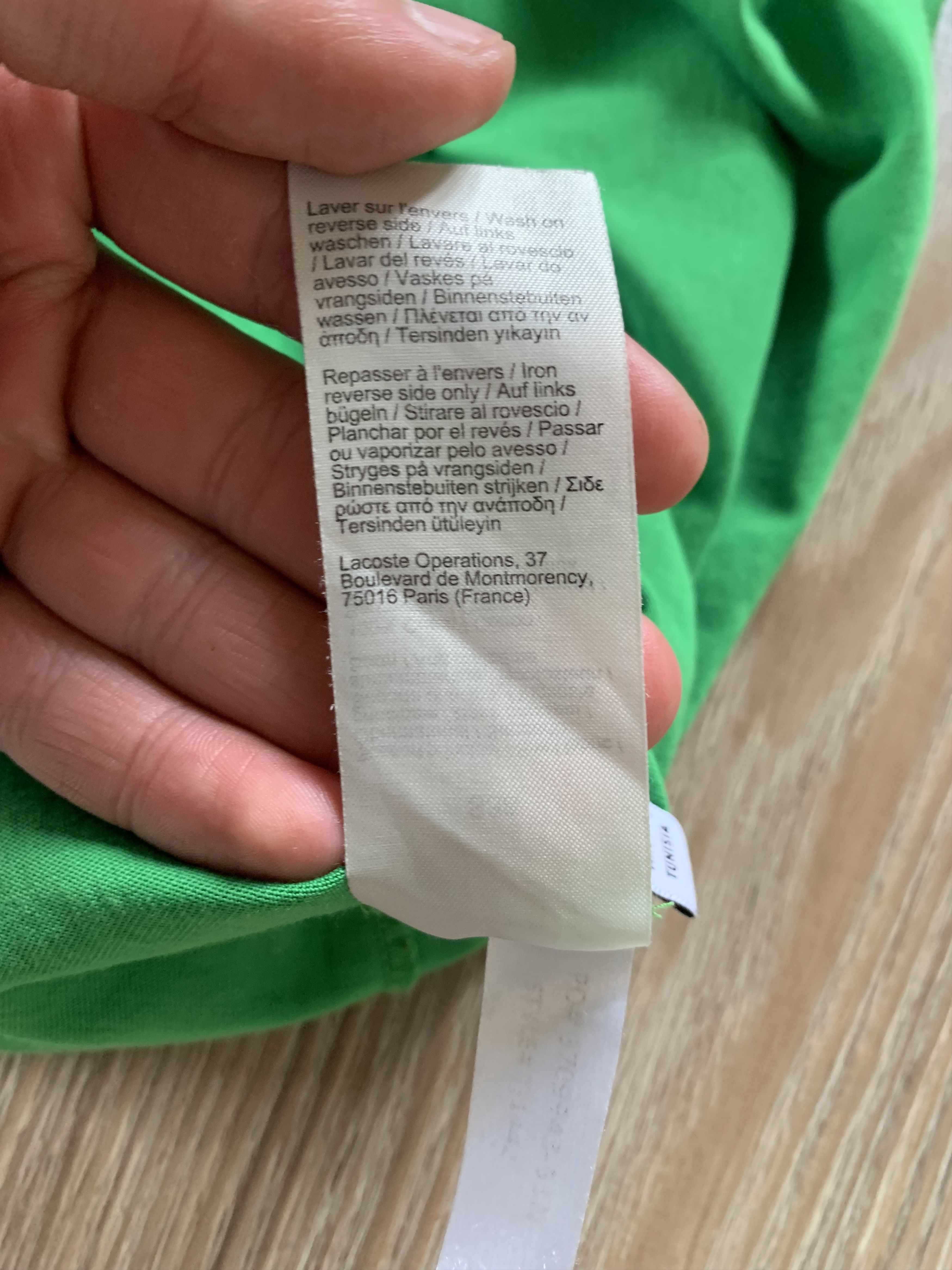 Lacoste Lacoste Cotton Green Basic T Shirt Size US S / EU 44-46 / 1 - 7 Thumbnail