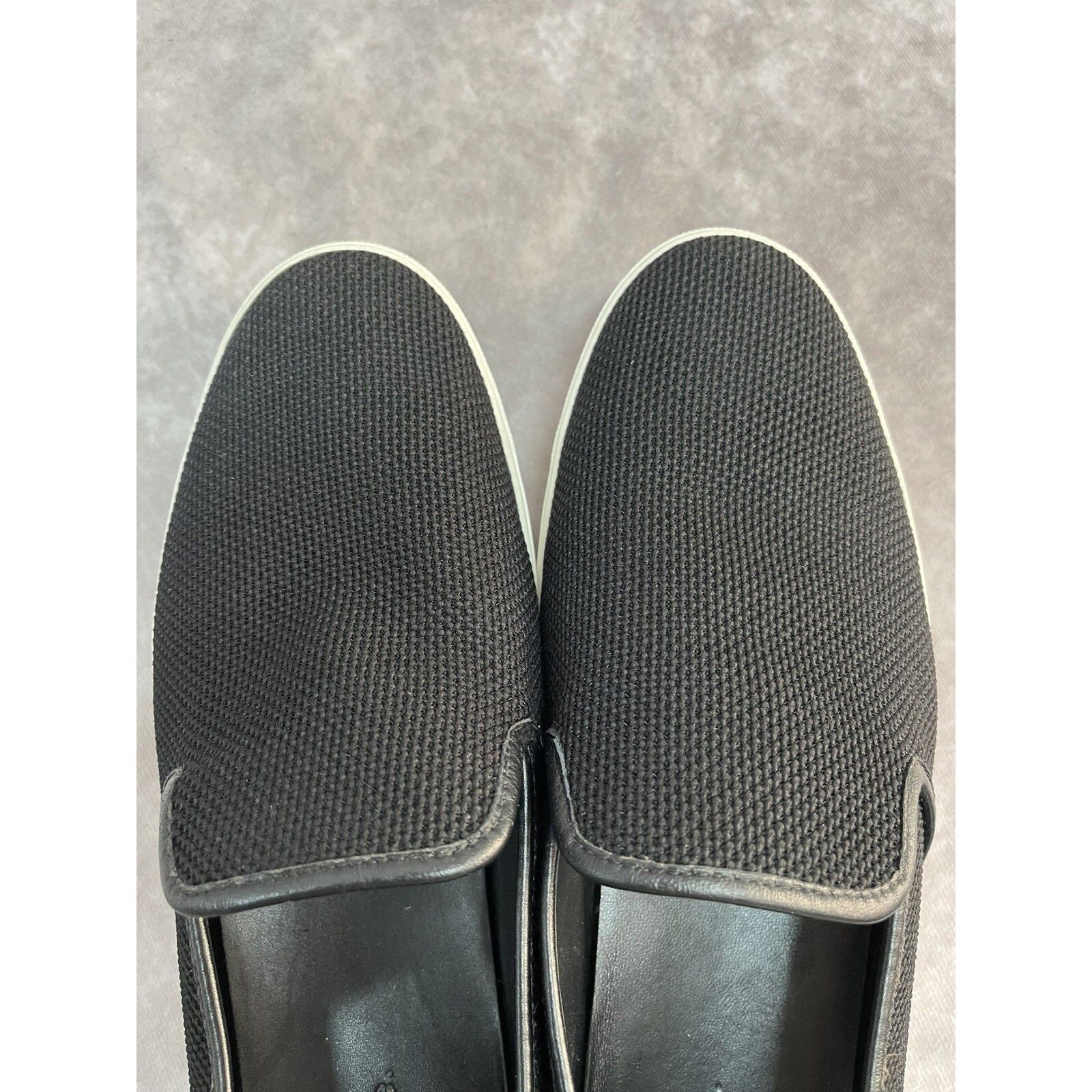 Vince Vince Perforated Slip-On Sneakers Loafers Black Womens SZ 11 Size US 9.5 / IT 39.5 - 7 Thumbnail