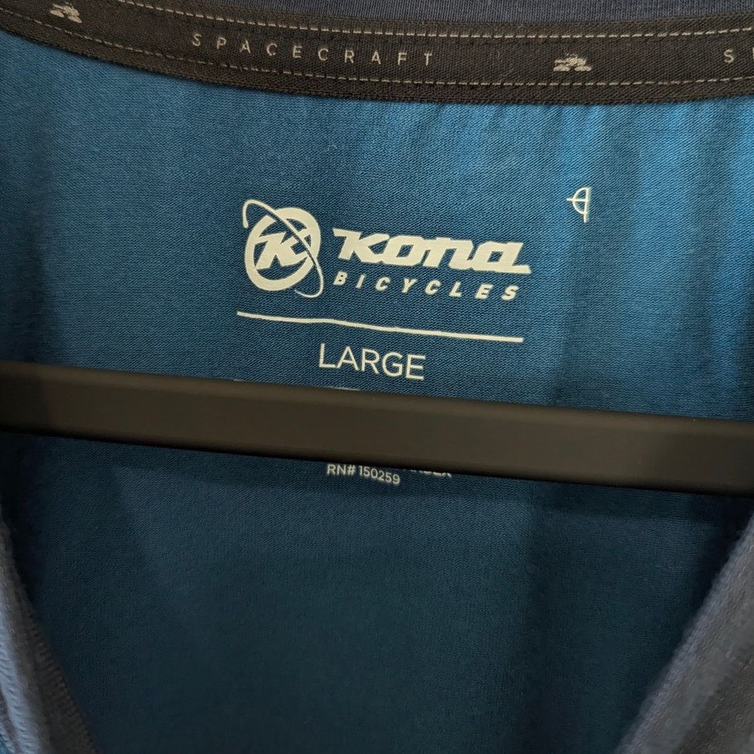Other Unisex Kona Bicycle Orrery Tech Blue Raglan T-Shirt Large Size US L / EU 52-54 / 3 - 5 Thumbnail