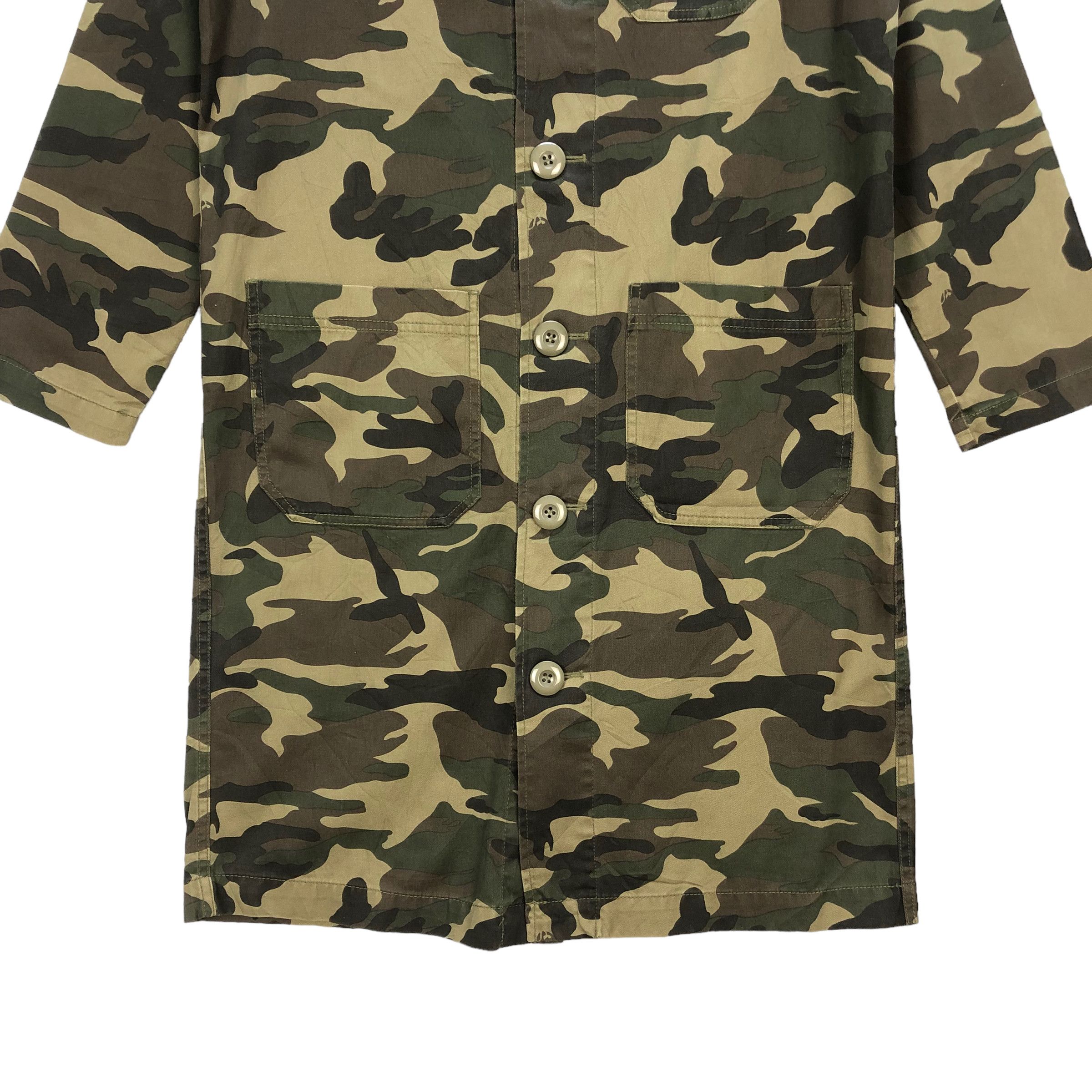 Japanese Brand GYLE CAMO OVERCOAT #7424-145 Size US M / EU 48-50 / 2 - 3 Thumbnail