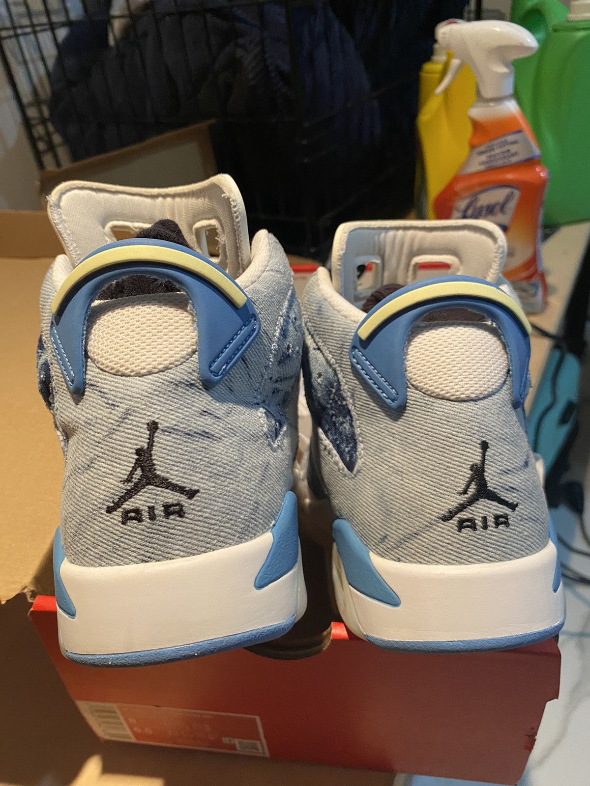 Other Jordan Retro 6 Acid Wash Denim Size 7Y Size US 7 / IT 37 - 5 Thumbnail