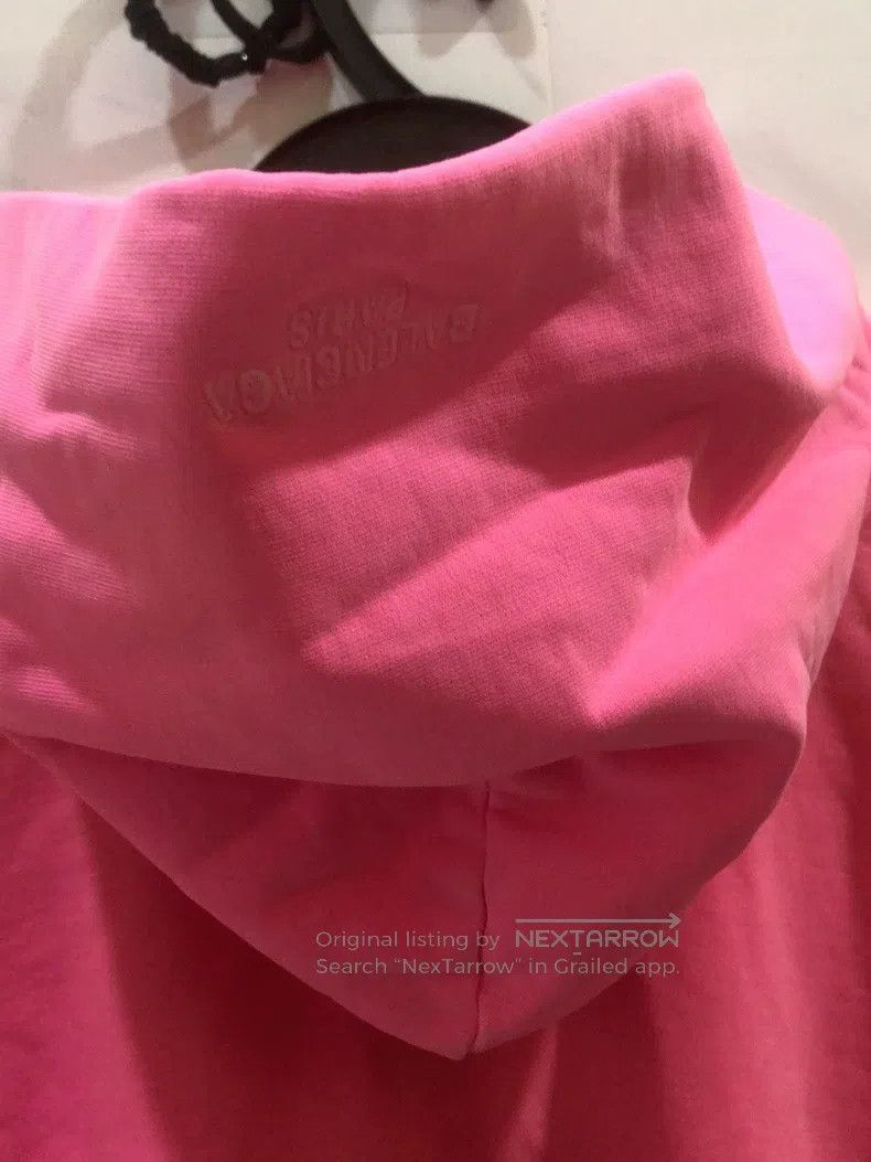 Balenciaga Balenciaga Pink Hooded Zipper Jacket Size US S / EU 44-46 / 1 - 4 Thumbnail