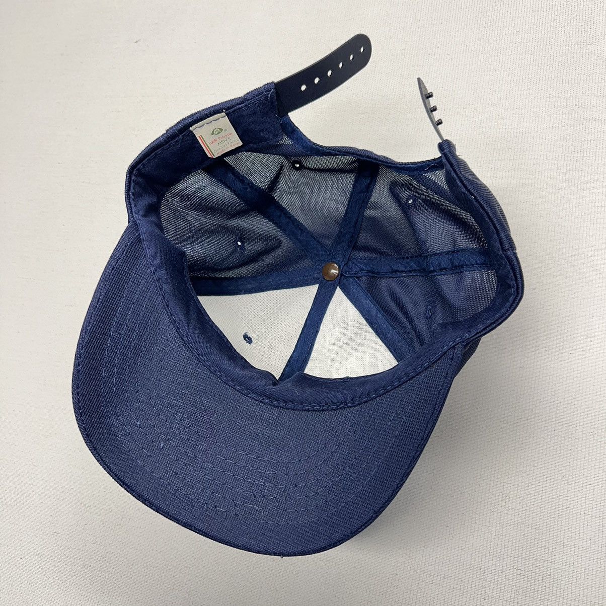 Vintage NJ State PBA Hat Blue New Jersey Trucker Snap Back Logo Cap Size ONE SIZE - 10 Thumbnail