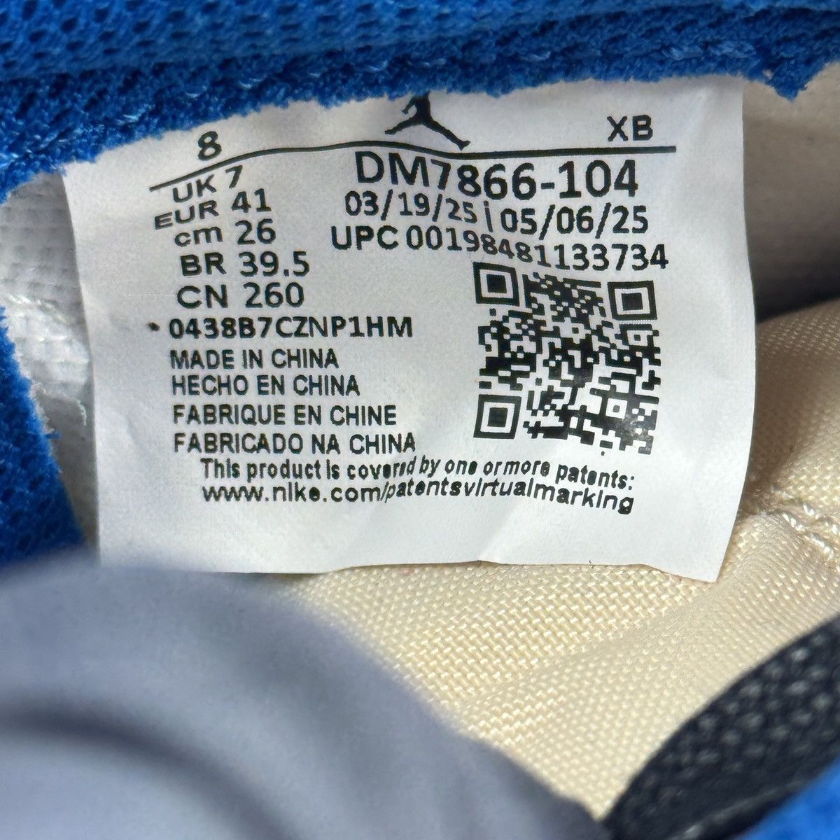 Fragment Design × Nike × Travis Scott JORDAN 1 RETRO LOW OG SP SAIL MILITARY BLUE SNEAKERS Size US 8 / EU 41 - 16 Thumbnail