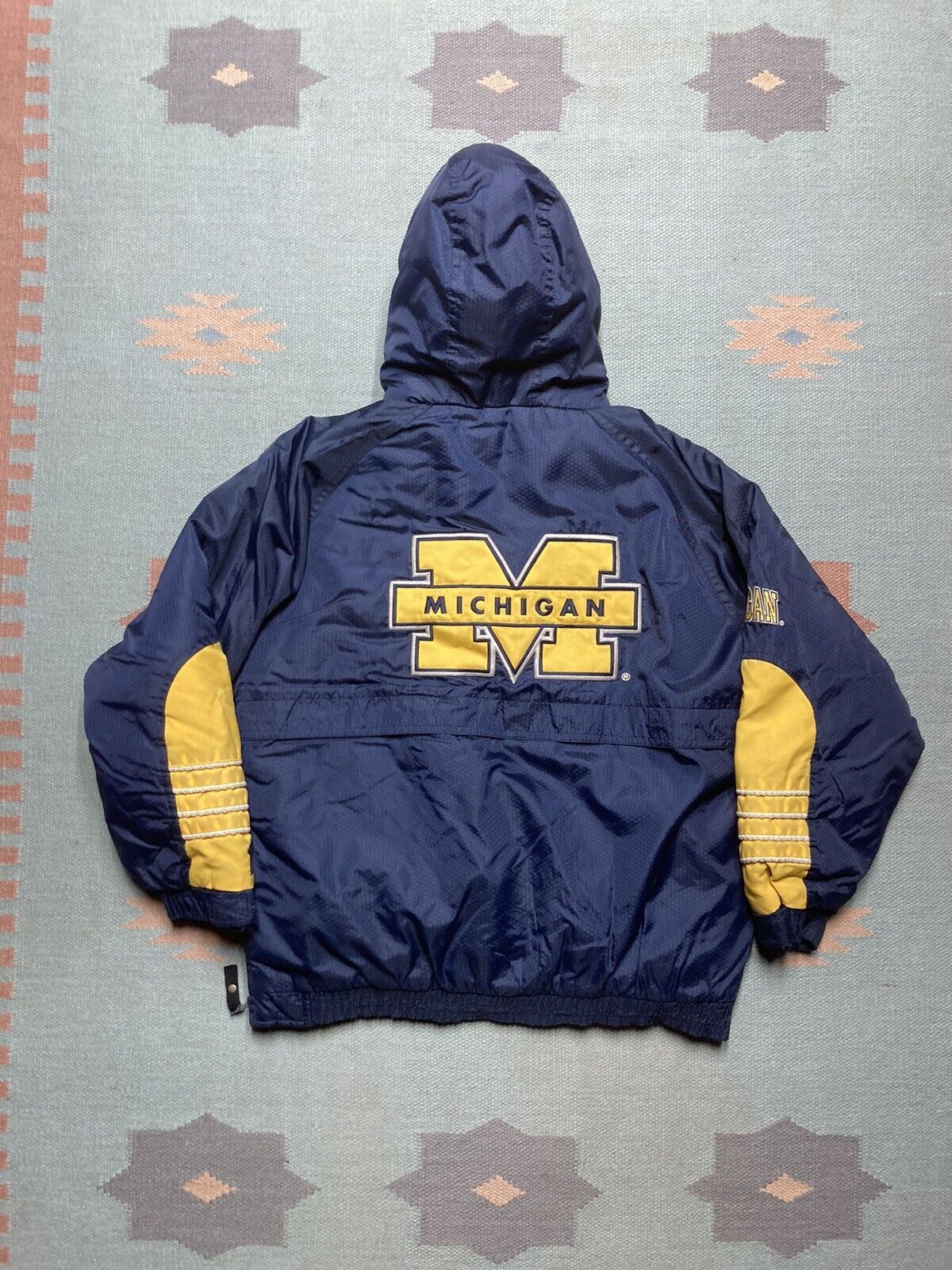 Starter × Vintage starter puffer jacket university Michigan wolverines youth M Size XS / US 0-2 / IT 36-38 - 7 Thumbnail
