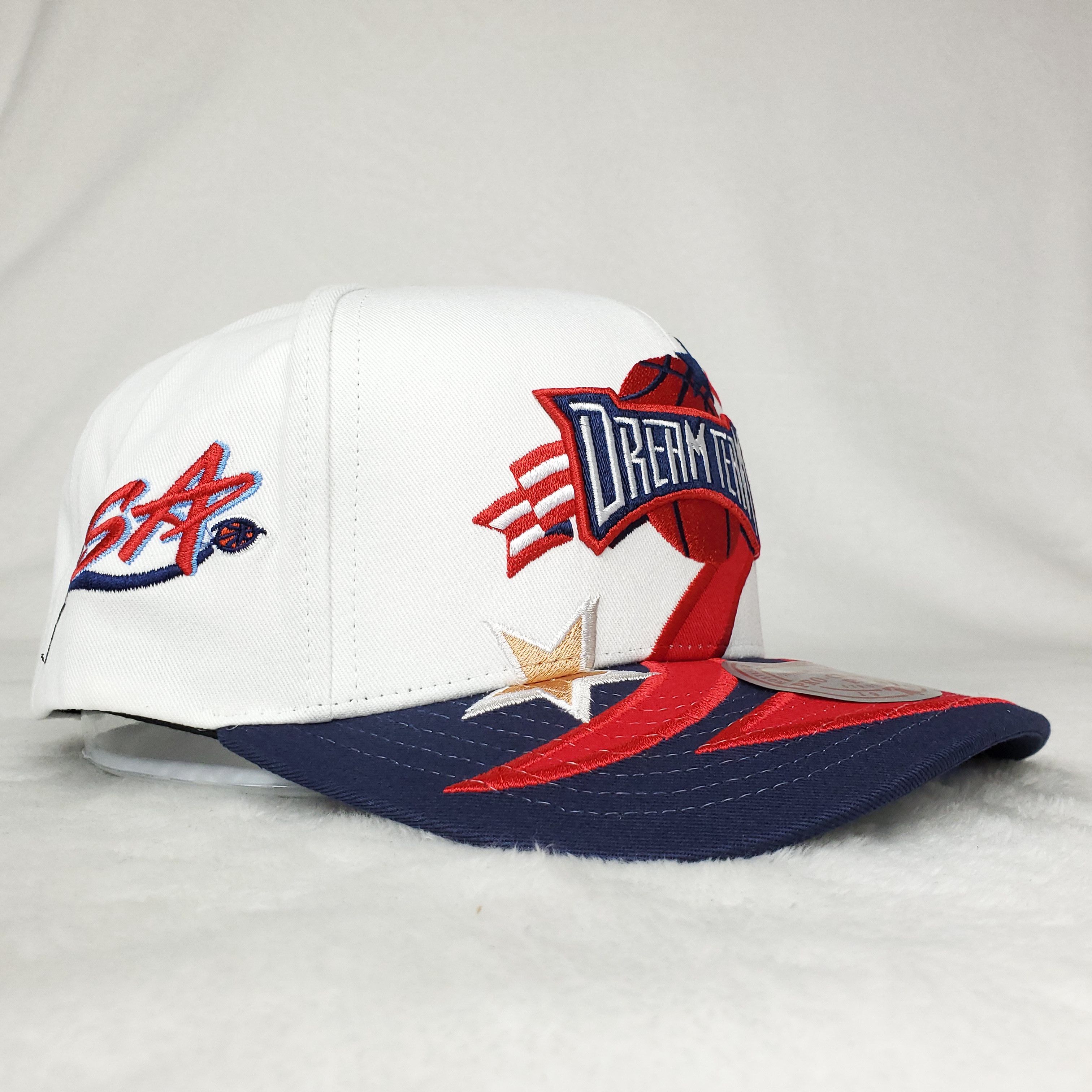 Just Don × Mitchell & Ness Just Don Dream Team USA Basketball Pro Fit Snapback Hat Cap Size ONE SIZE - 4 Thumbnail