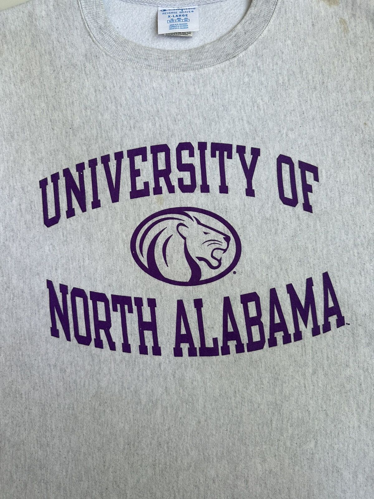 Vintage Y2K Champion Reverse Weave University of North Alabama Size US XL / EU 56 / 4 - 4 Thumbnail