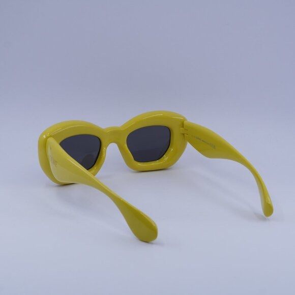 Loewe Loewe LW40117I 39A Sunglasses Shiny Yellow Cat Eye Frame Size ONE SIZE - 6 Thumbnail