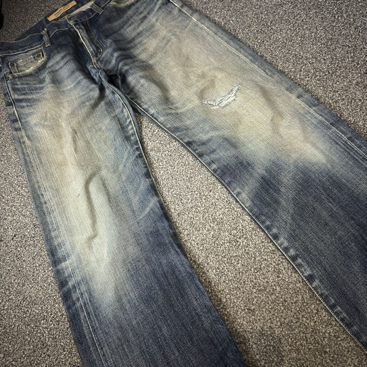 Undercover × Uniqlo 🔥🇯🇵 Vintage Japanese Uniqlo S002 Faded Jeans Denim Size US 31 - 4 Thumbnail