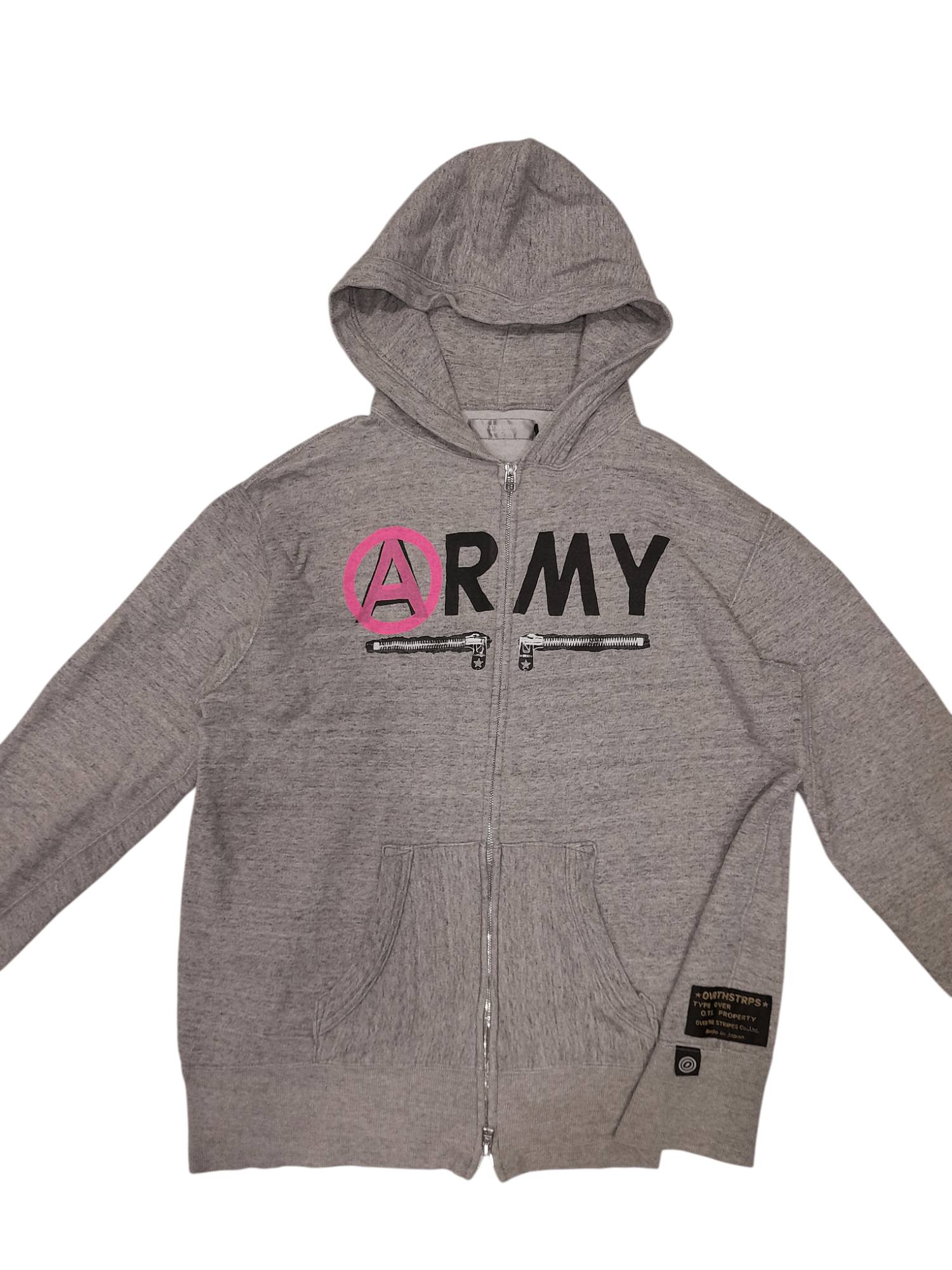 OVER THE STRiPES Over The Stripes Japan Anarchy Tamotsu Omine Hoodie (F610) Size US XL / EU 56 / 4 - 2 Thumbnail