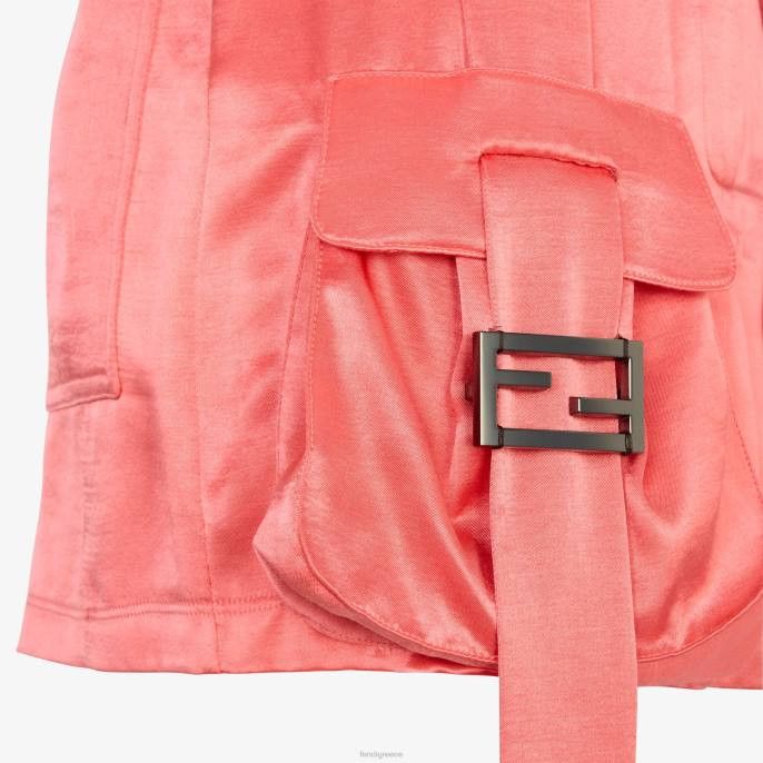 Fendi o1loc1c0824 Skirt in Pink Size 34" / US 12 / IT 48 - 3 Thumbnail