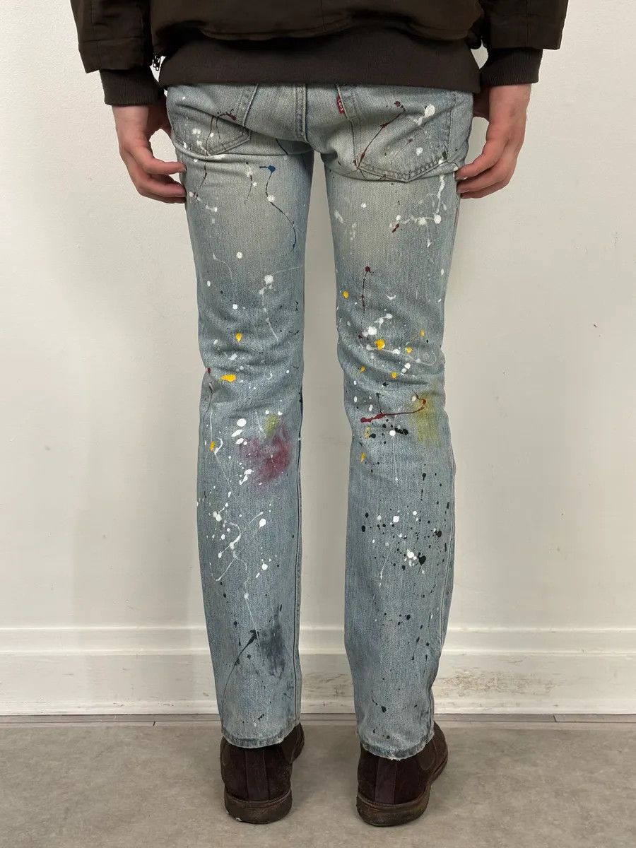 Number (N)ine SS2006 Number (N)ine Paint Splatter Denim Jeans Size US 39 - 5 Thumbnail