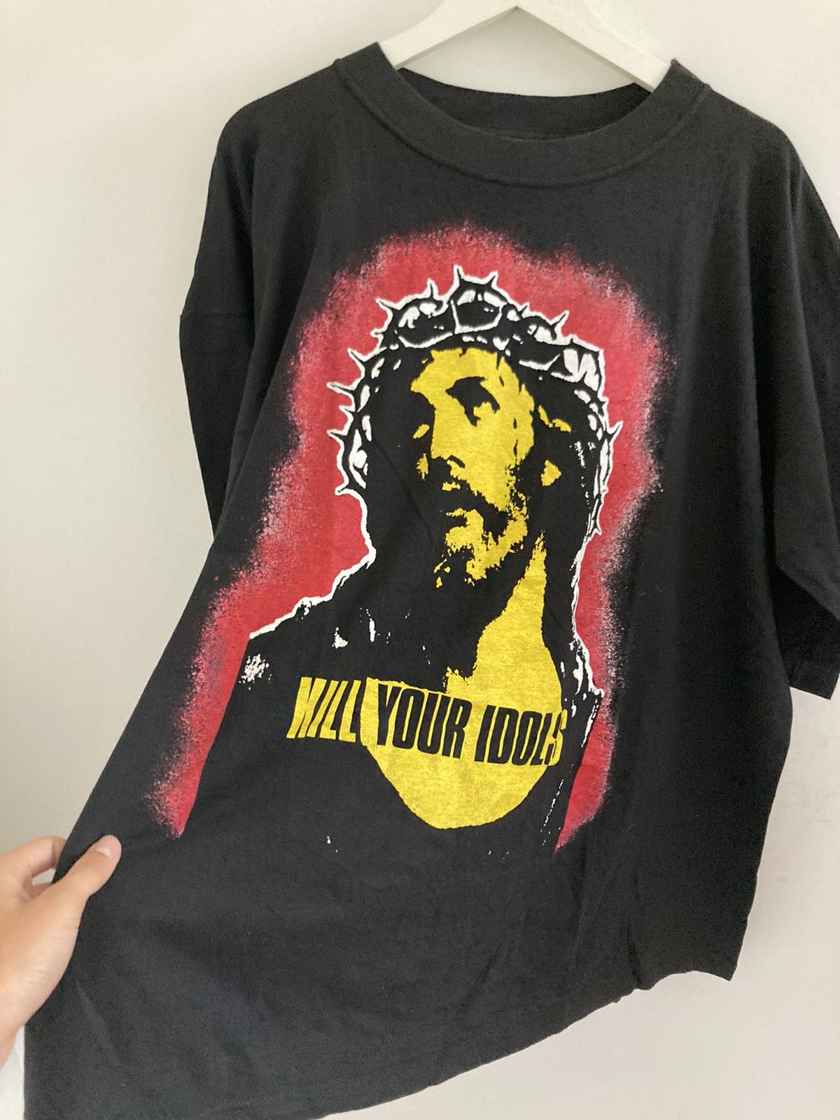 Band Tees Deadstock 90s Kill your Idol Jesus Christ t shirt Size US XXL / EU 58 / 5 - 2 Thumbnail