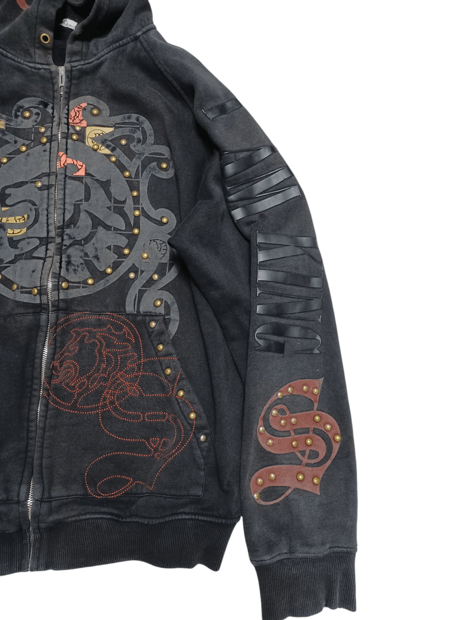 Sean John SEAN JOHN FIRE AVANT GARDE JAPANESE Y2K SK8 ZIP HOODIE Size US XL / EU 56 / 4 - 3 Thumbnail