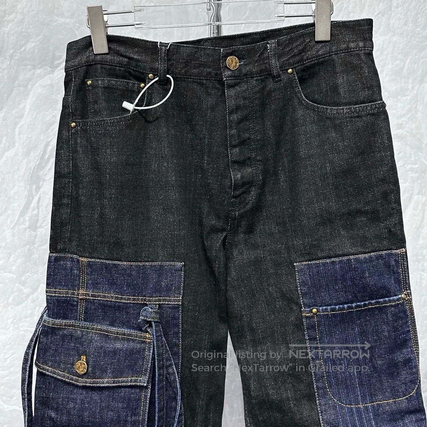 Louis Vuitton Louis Vuitton Patchwork Pocket Denim Pants. Size 25" / US 0 / IT 36 - 2 Thumbnail