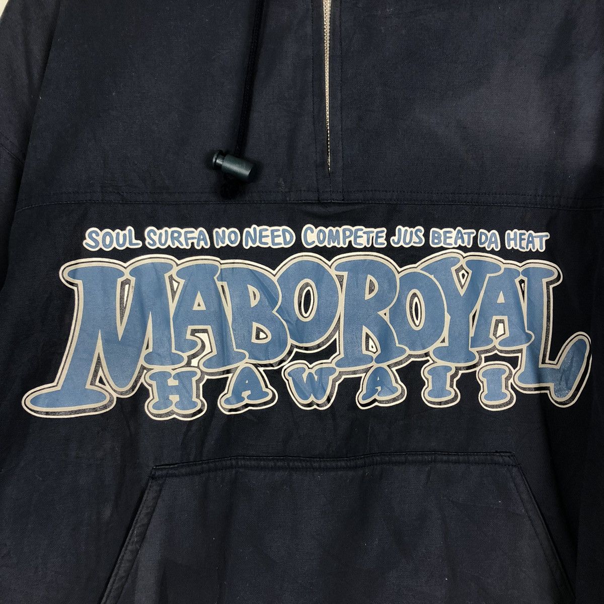 Japanese Brand Vintage Anorak Jacket Half Zipper Mabo Royal Hawaii BigLogo Size US M / EU 48-50 / 2 - 15 Thumbnail