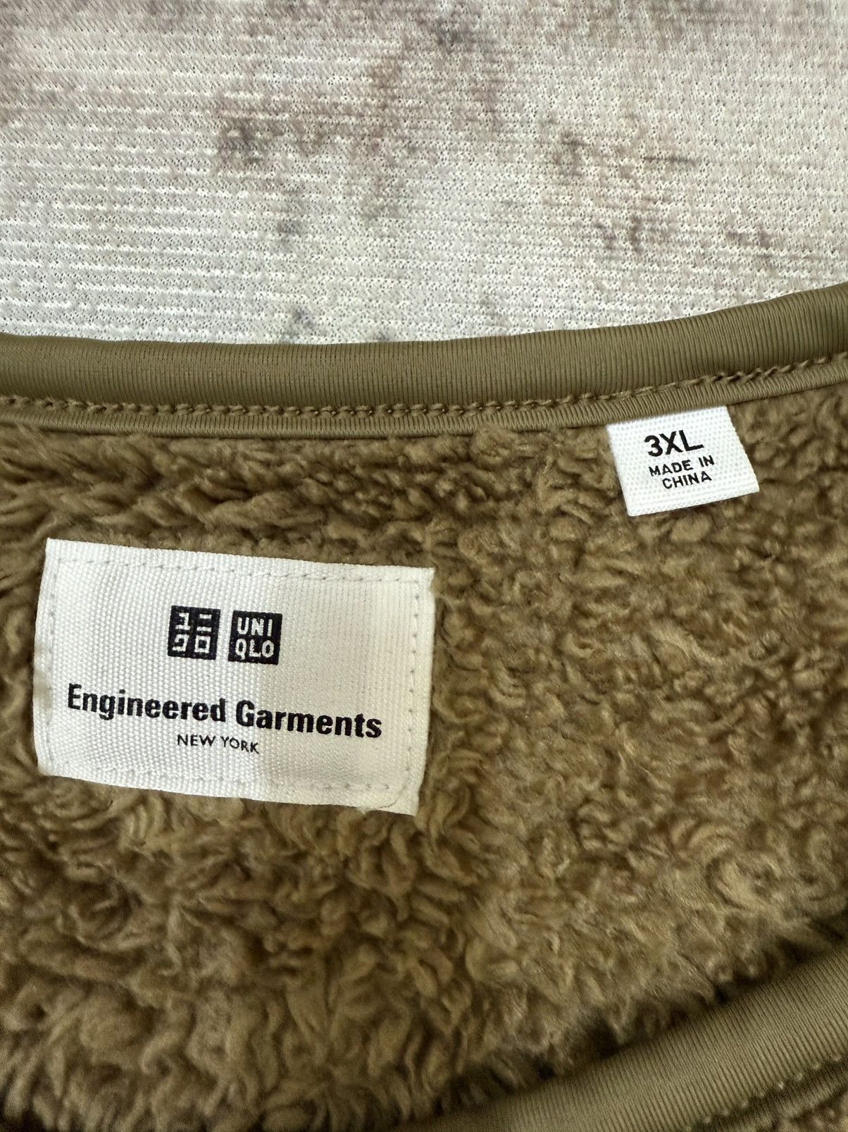 Engineered Garments × Japanese Brand × Uniqlo Engineered Garment Uniqlo Shearling Fleece Sweatshirt Size US XXL / EU 58 / 5 - 5 Thumbnail