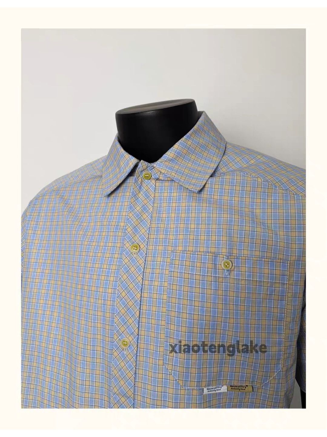 Vintage Unisex outdoor utility loose striped punk yuppie shirt Size US M / EU 48-50 / 2 - 6 Thumbnail