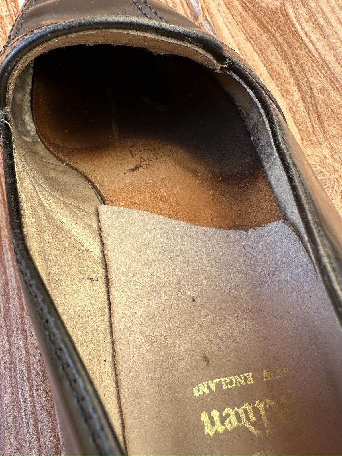 Alden Alden Leather Shell Cordovan Loafers Black Size US 10.5 / EU 43-44 - 15 Thumbnail