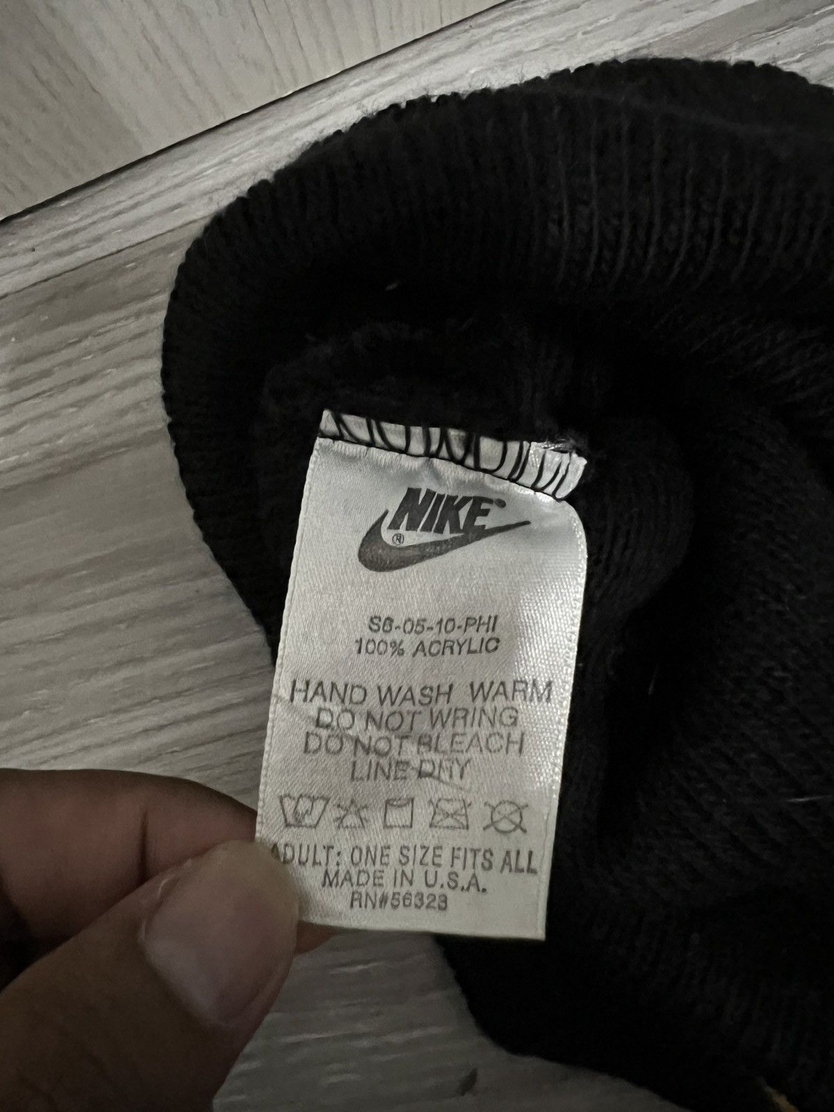 Nike Vintage Nike Swoosh Beanie Hat Size ONE SIZE - 6 Thumbnail