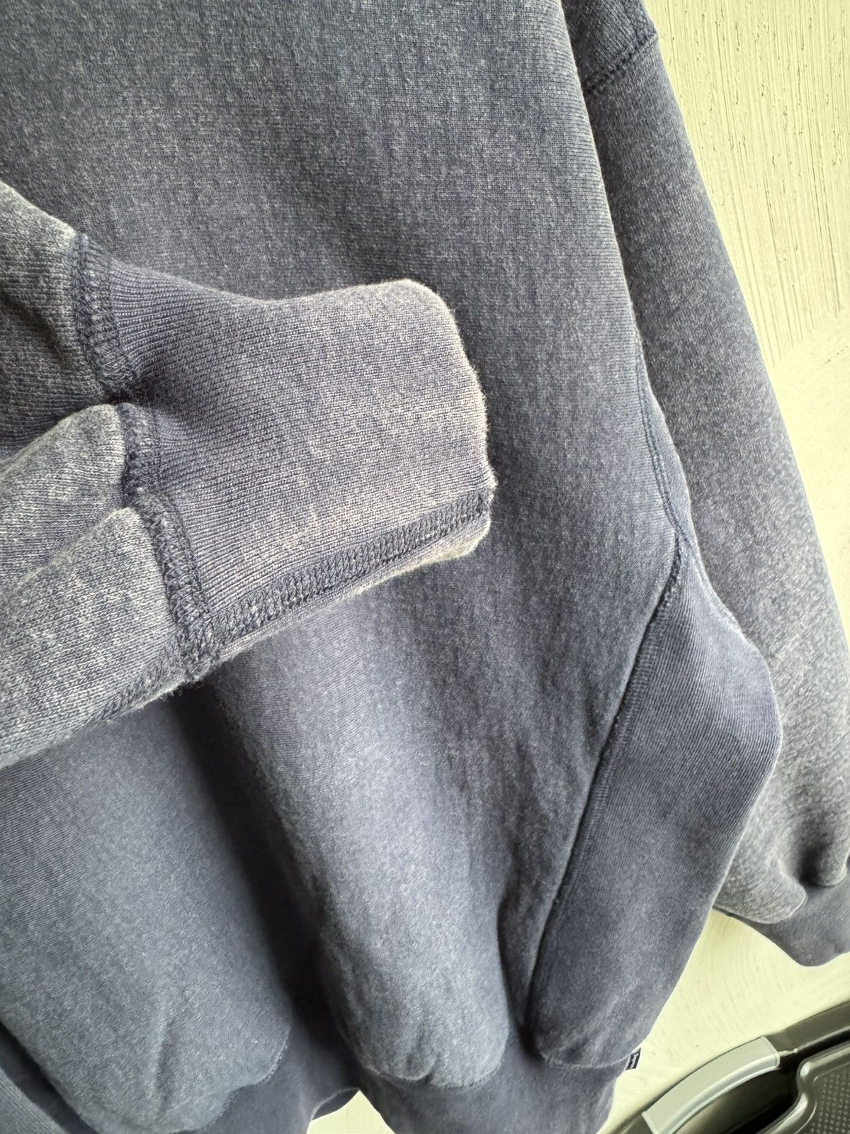 Supreme Supreme Washed Box Logo Crewneck Navy Size US S / EU 44-46 / 1 - 7 Thumbnail
