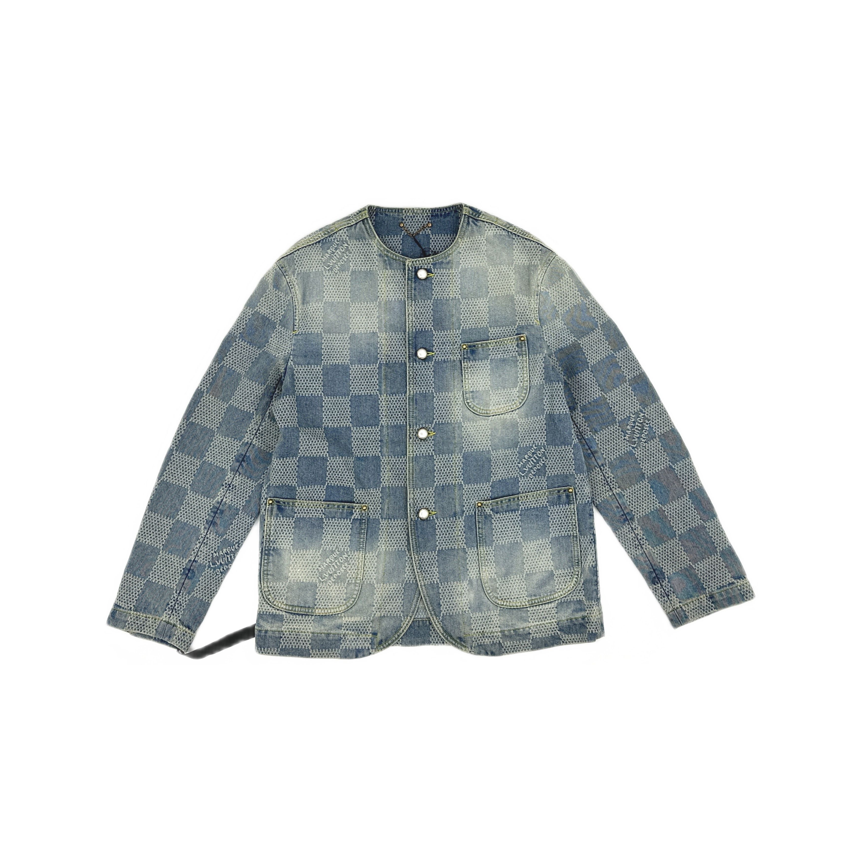 Louis Vuitton Louis Vuitton Checkerboard Denim Jacket Size S Size US S / EU 44-46 / 1 - 1 Thumbnail