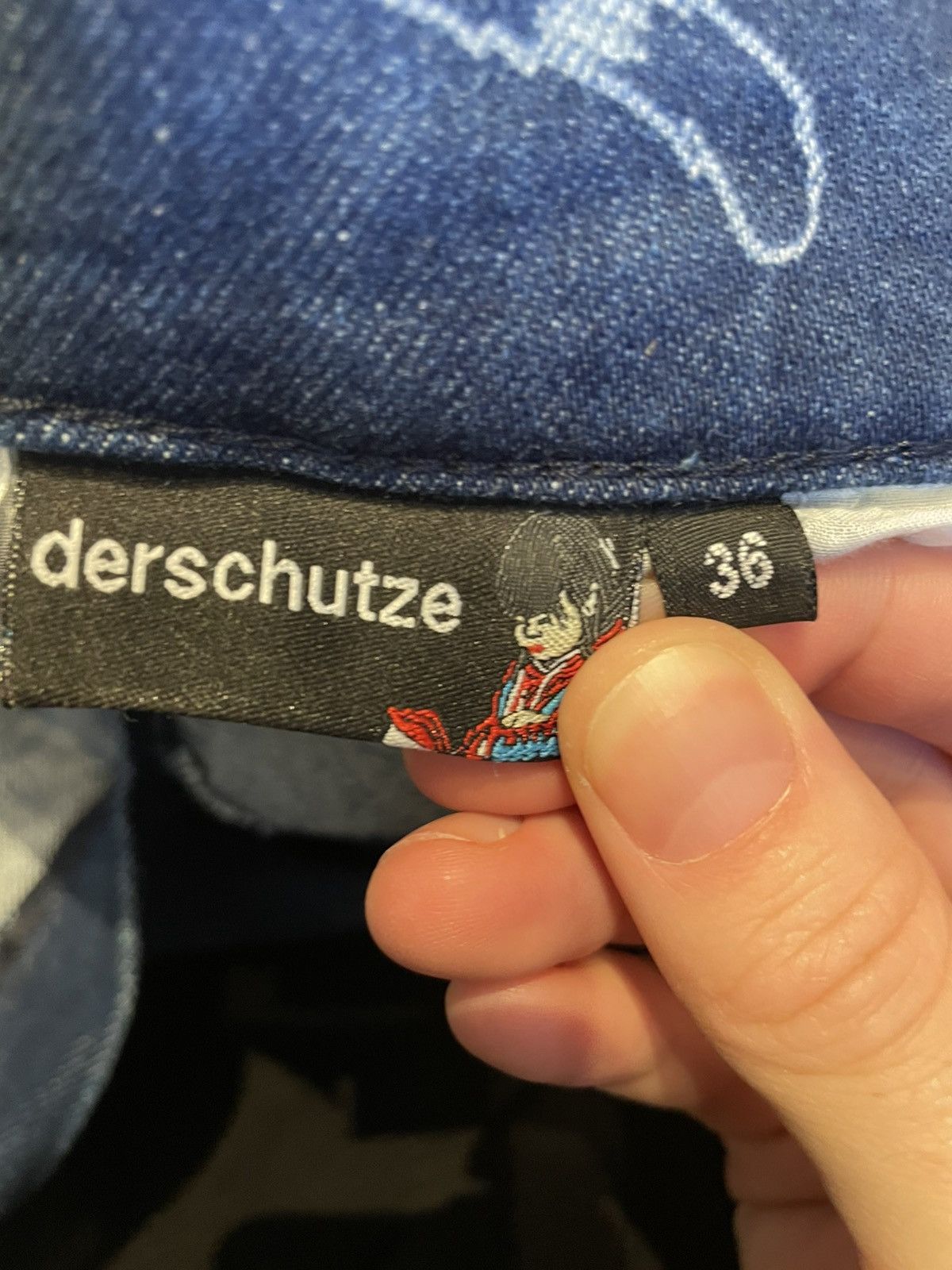 Derschutze ”Best Friends” denim pants Size US 36 / EU 52 - 3 Thumbnail