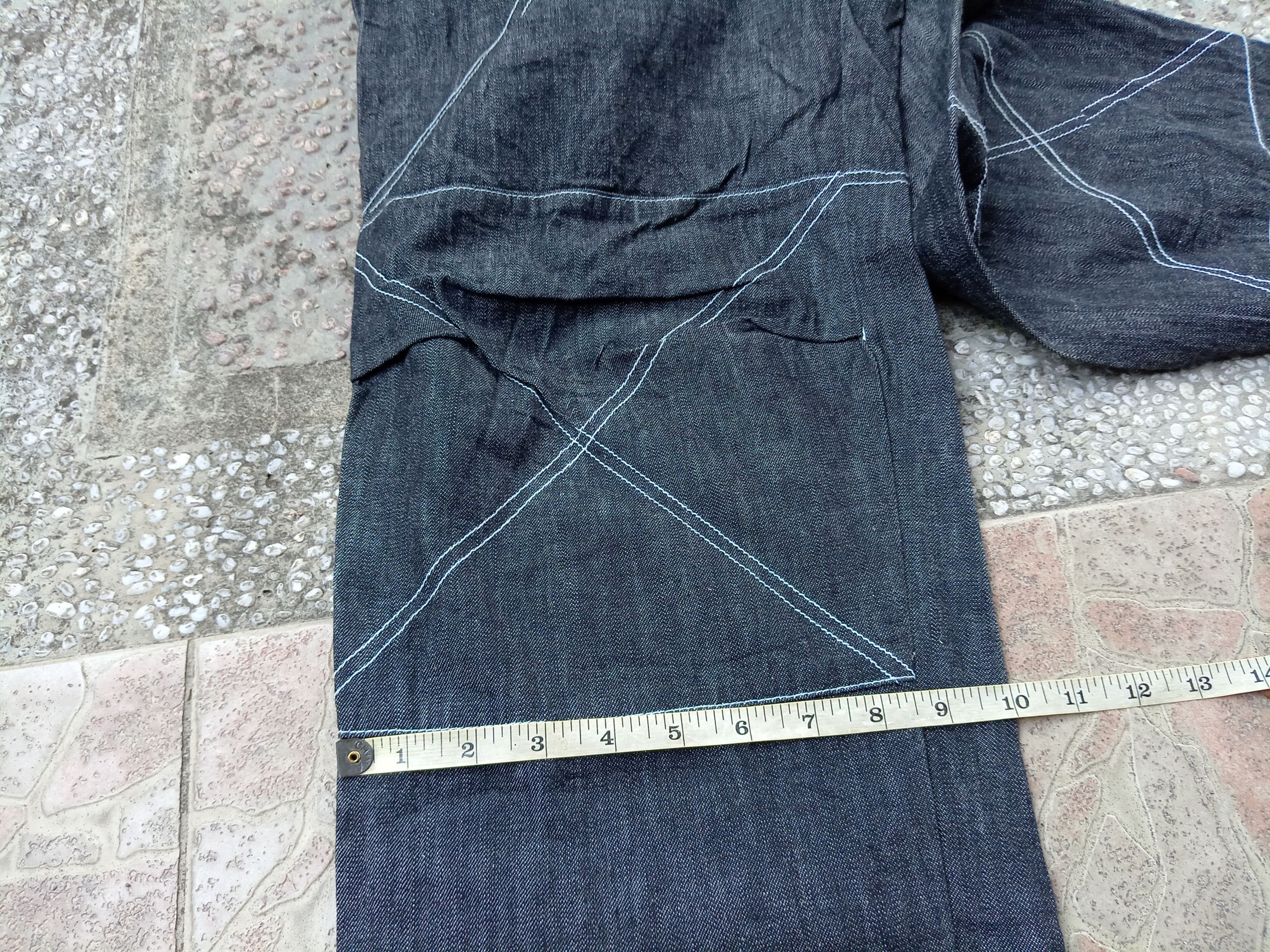 If Six Was Nine × JNCO × Japanese Brand Fiftyfifdeal denim jnco baggy style jeans size 34 Size US 34 / EU 50 - 13 Thumbnail