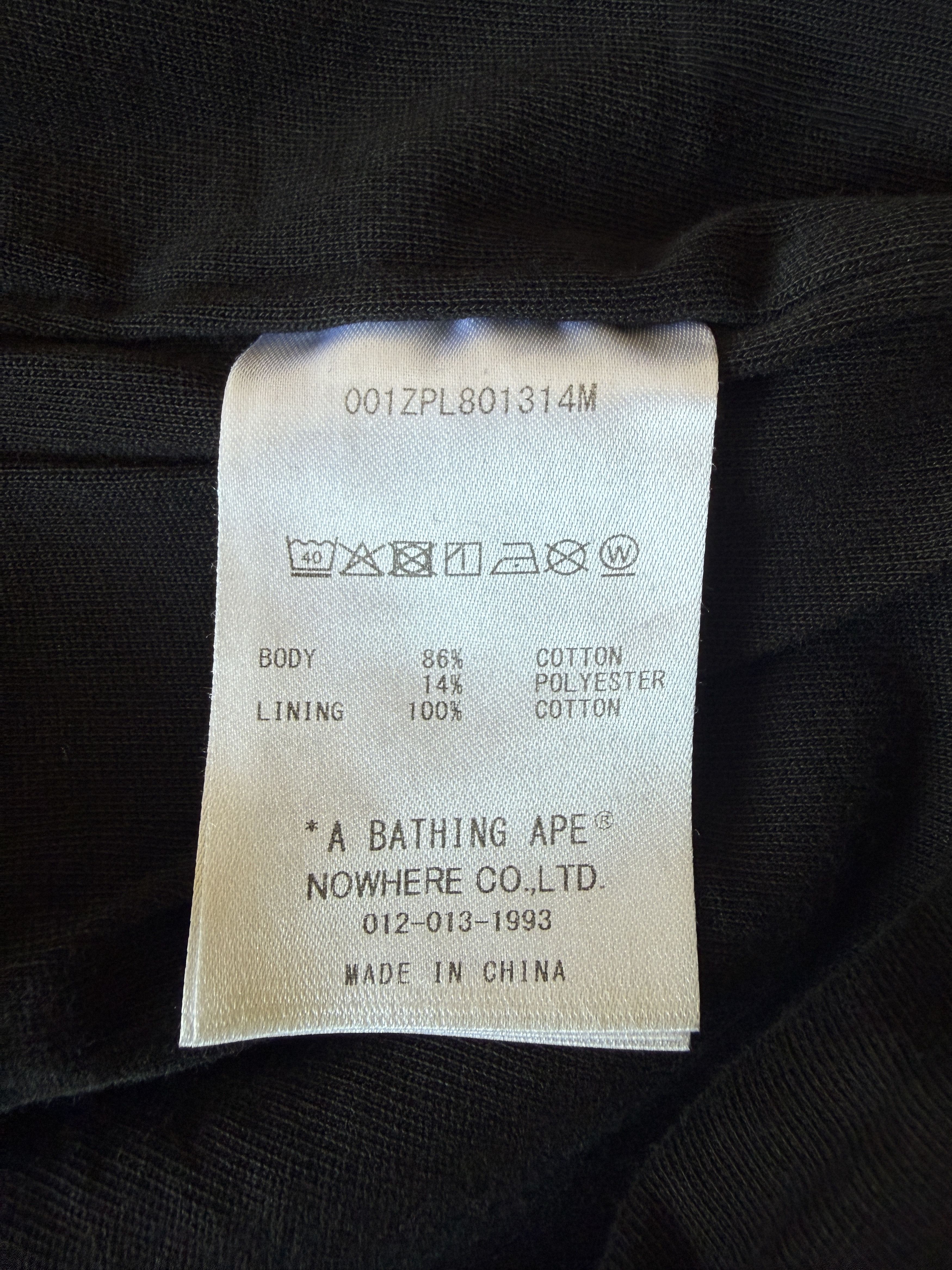 Bape BAPE SKELETON SHARK HEAVY WASHED CROPPED FIT FULL ZIP HOODIE Size US XL / EU 56 / 4 - 14 Thumbnail