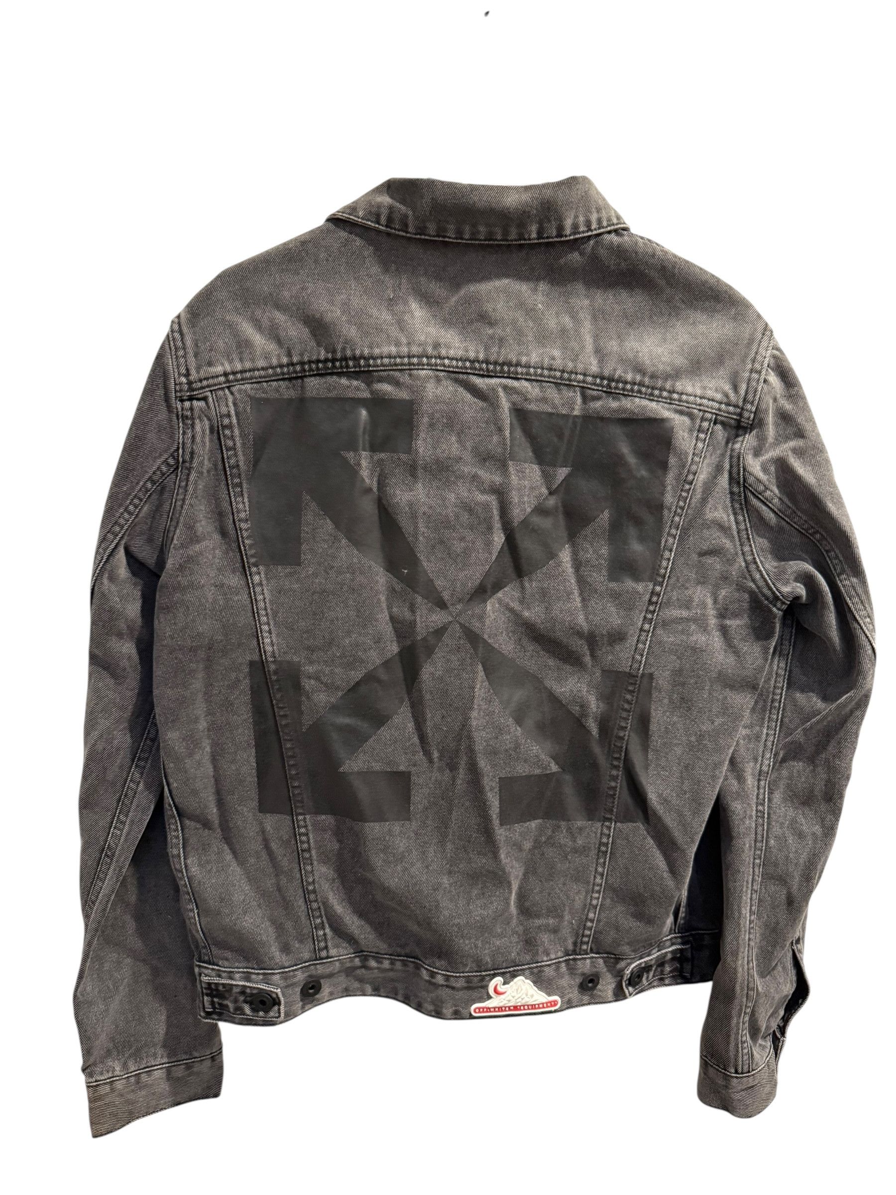 Off-White Off-White Arrows Black Denim Jacket Large Size US L / EU 52-54 / 3 - 2 Thumbnail