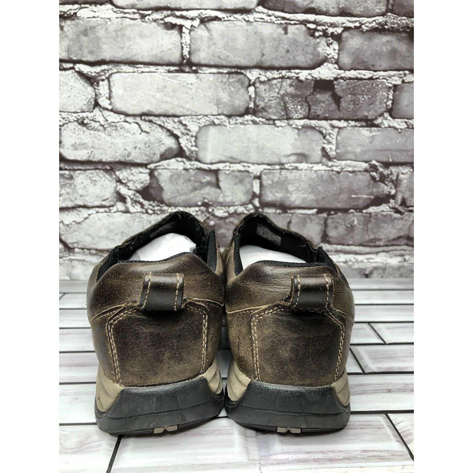 L.L. Bean L.L Bean Traverse 507184 Brown Leather Slip On Trail Shoes M Size US 9.5 / EU 42-43 - 4 Thumbnail