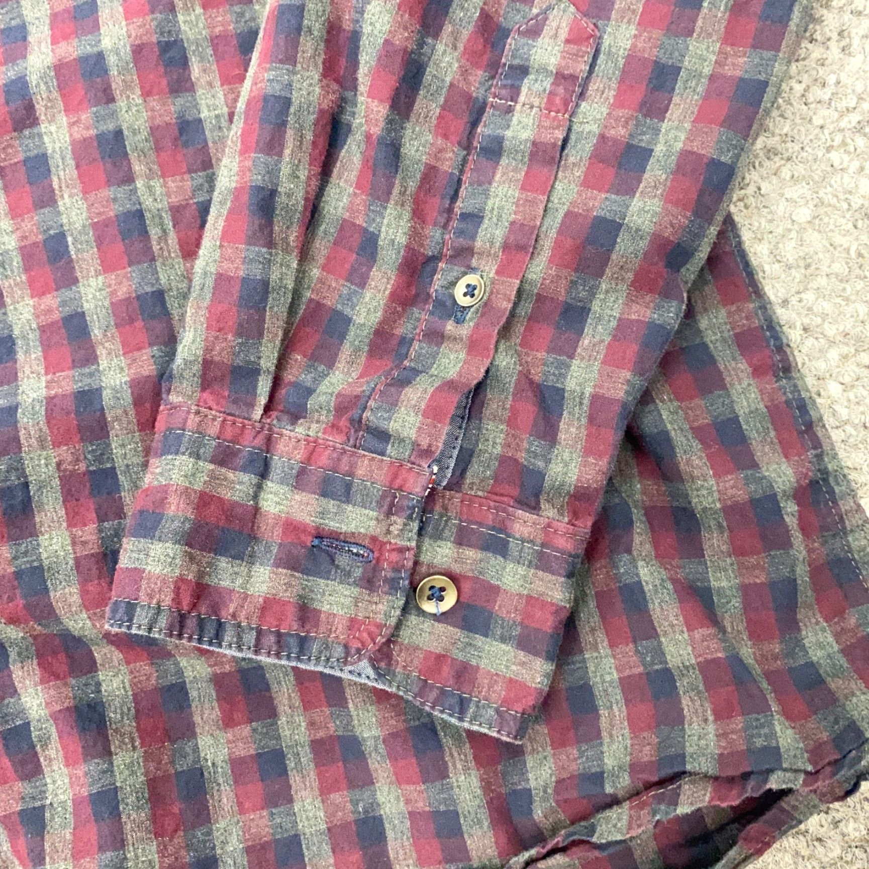 Flag & Anthem VINTAGE Flag & Anthem Flannel Shirt Mens Large Plaid Long Sleeve Size US L / EU 52-54 / 3 - 4 Thumbnail