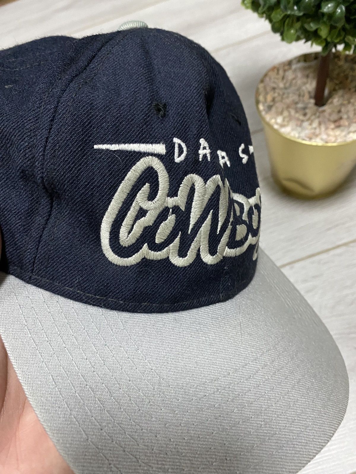 Starter Vtg 90's Dallas Cowboys wool Cap Team NFL Hat Drew Pea Size ONE SIZE - 7 Thumbnail