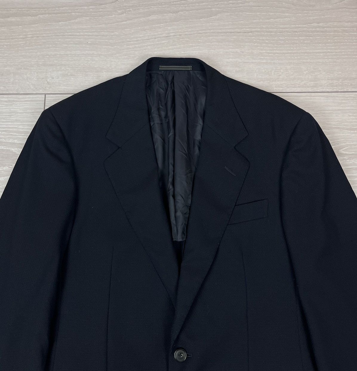 Ermenegildo Zegna Ermenegildo Zegna Luxury Blue Wool Two Buttons Blazer Jacket Size 44R - 4 Thumbnail