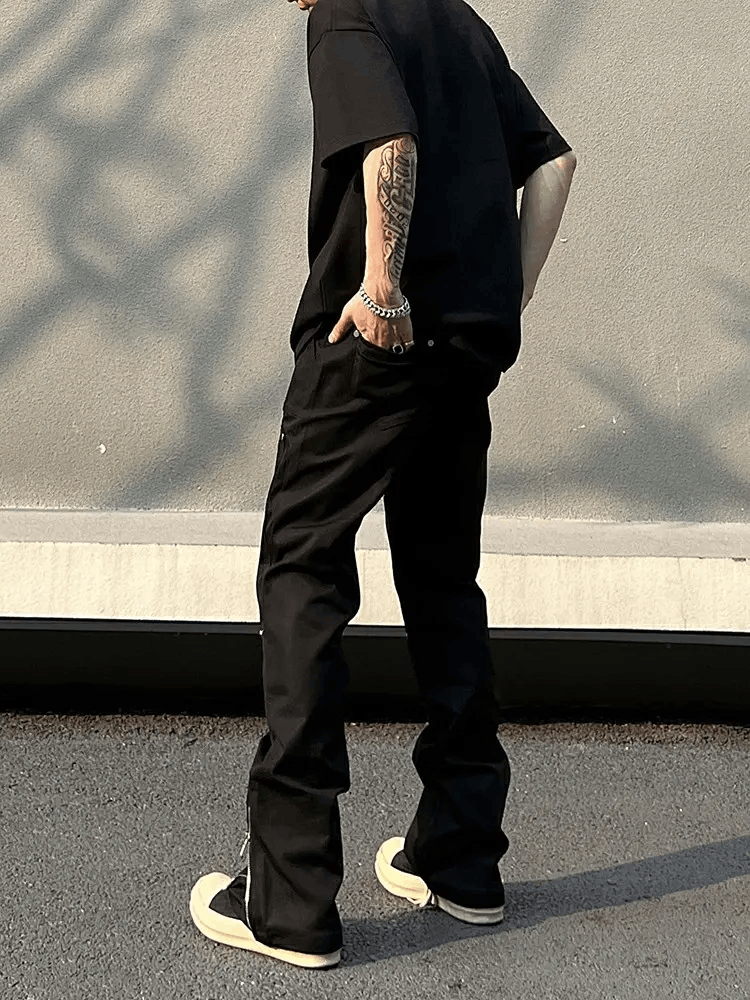 Vintage function cargo zipper flared carpenter pants Size US 30 / EU 46 - 3 Thumbnail