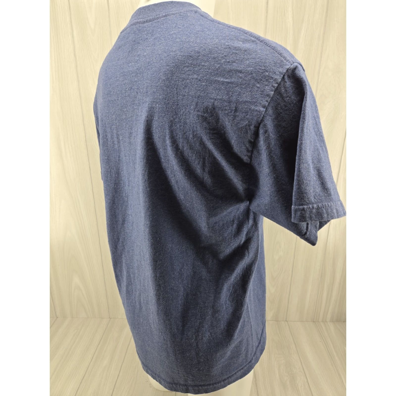 Wrangler Wrangler Shirt Mens Large Blue Short Sleeve American Flag Crew T Shirt Tee Size US L / EU 52-54 / 3 - 7 Thumbnail