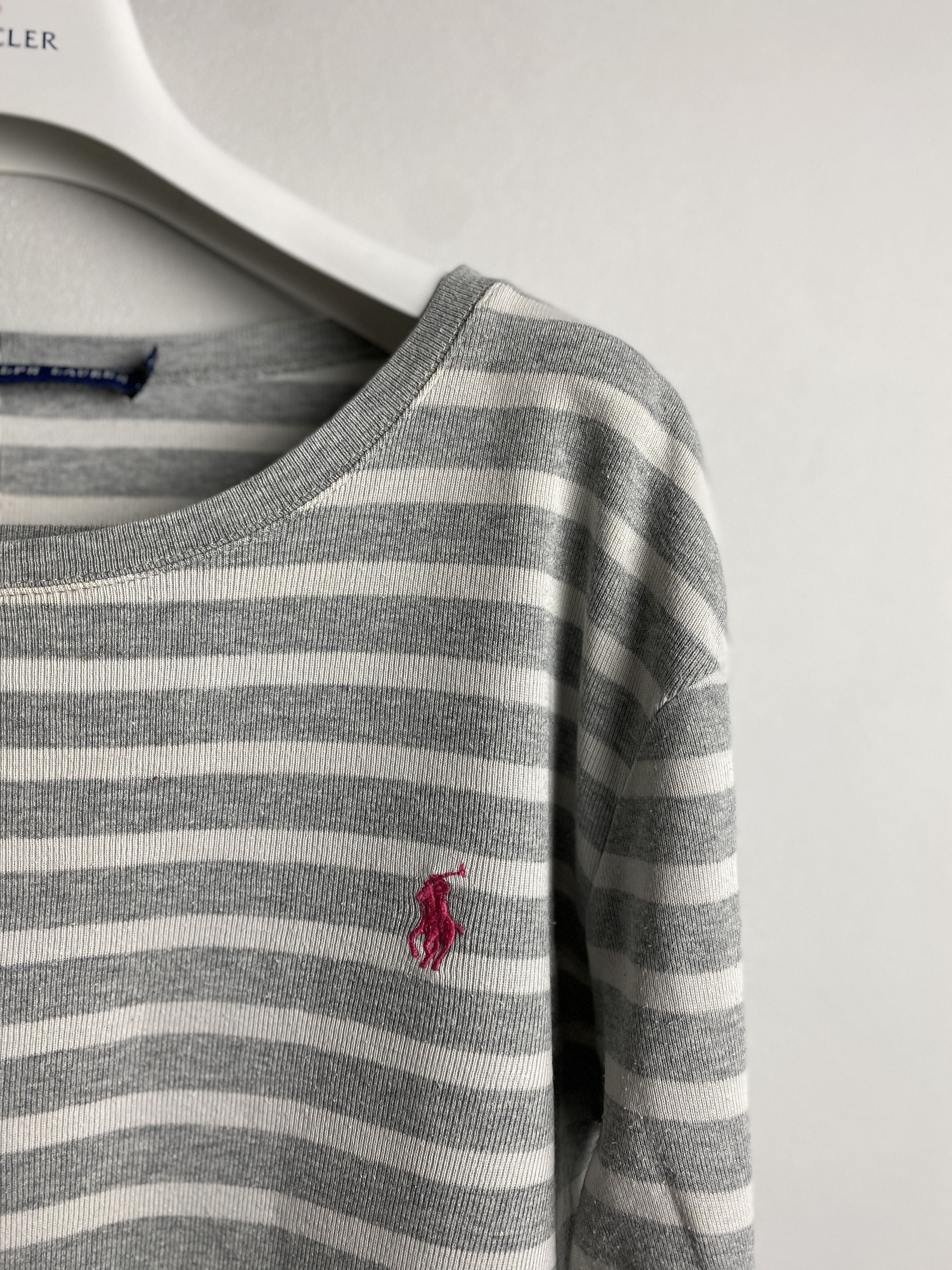 Ralph Lauren Ralph Lauren small pony long sleeve t-shirt tee striped Size L / US 10 / IT 46 - 2 Thumbnail