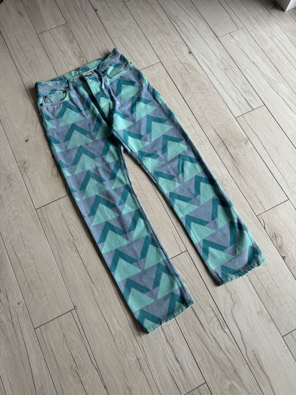 Acne Studios Acne Studios Land Print Denim Pants Size US 30 / EU 46 - 5 Thumbnail