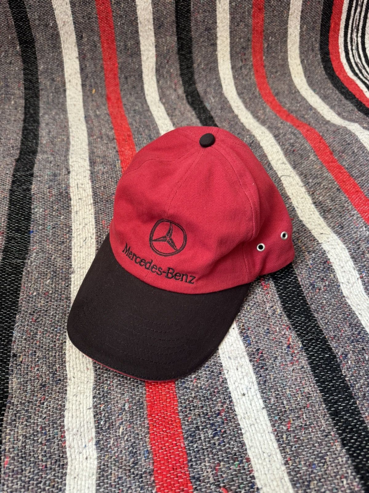 Mercedes-Benz Vintage 00’s Mercedes Benz y2k Racing Faded Hat Size ONE SIZE - 3 Thumbnail