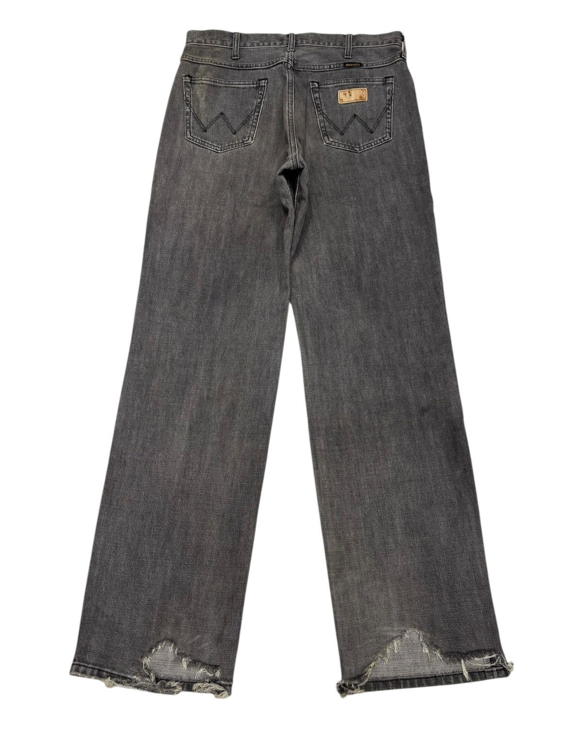 Kapital VINTAGE BAGGY JEANS WRANGLER FADED BLACK LOOSE JEAN Size US 32 / EU 48 - 4 Thumbnail
