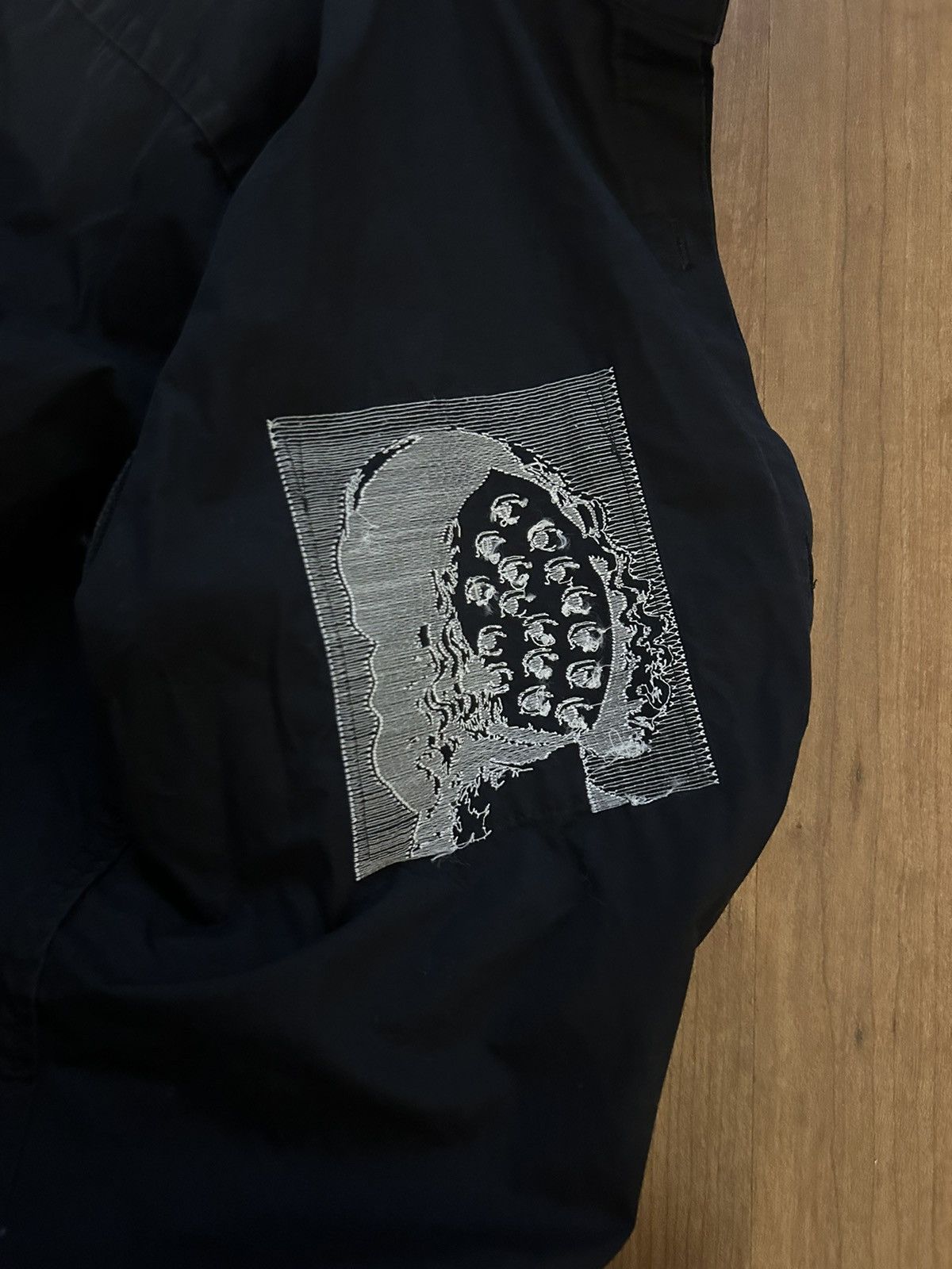 Undercover AW06 Embroidered Pocket Black Shirt Size US M / EU 48-50 / 2 - 2 Thumbnail