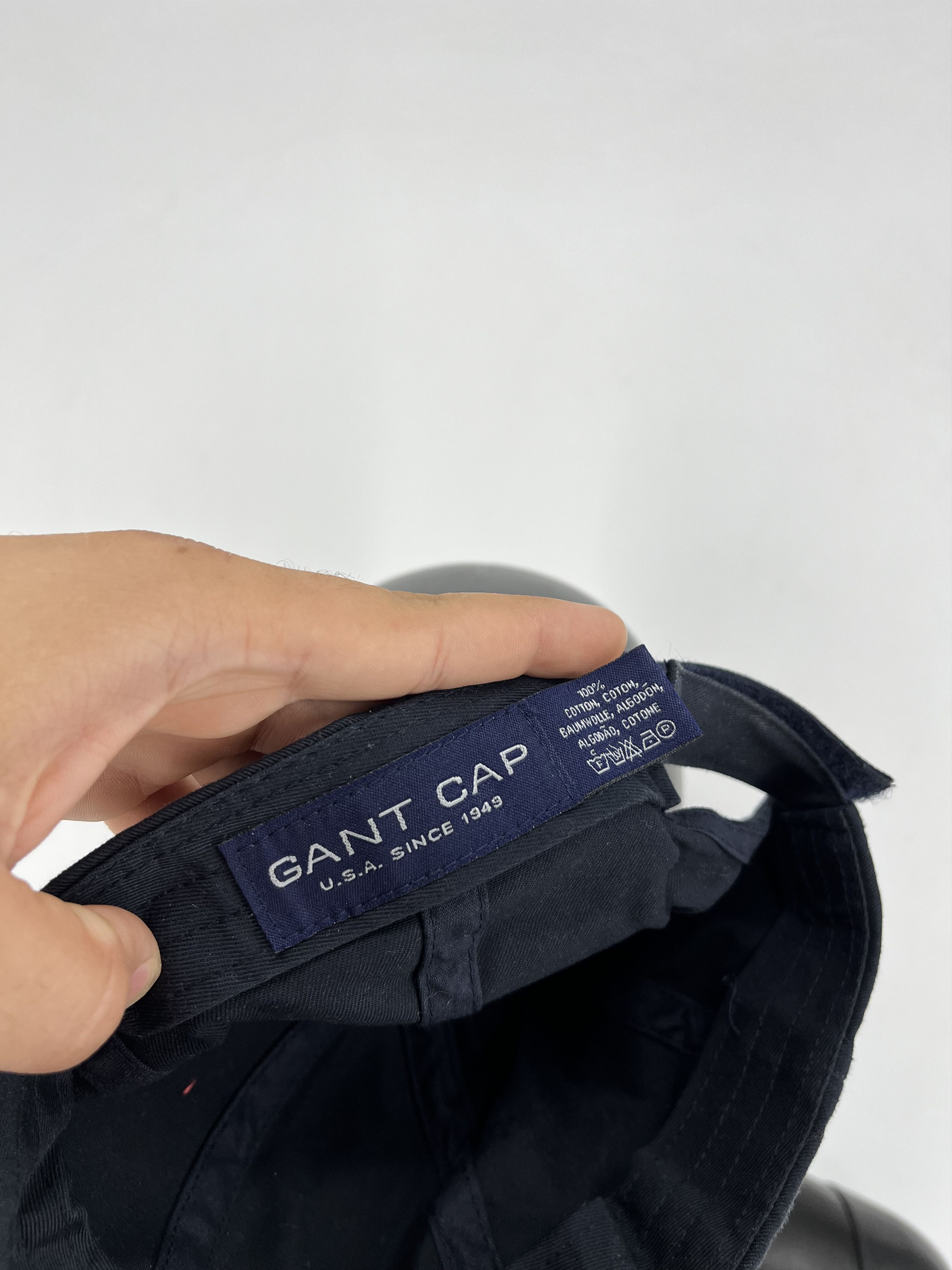 Gant × Vintage Vintage Gant U.S.A Wool Cap Big Centre Logo Size ONE SIZE - 6 Thumbnail