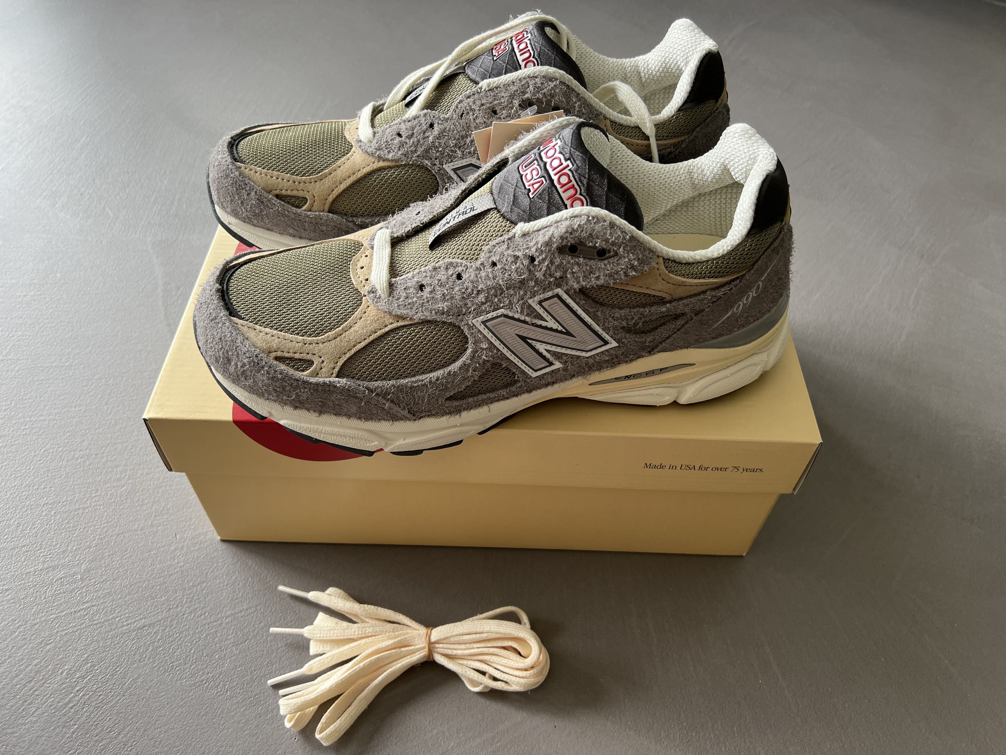 New Balance Teddy Santis x New Balance 990v3 Marblehead Incense Size US 9.5 / EU 42-43 - 2 Thumbnail