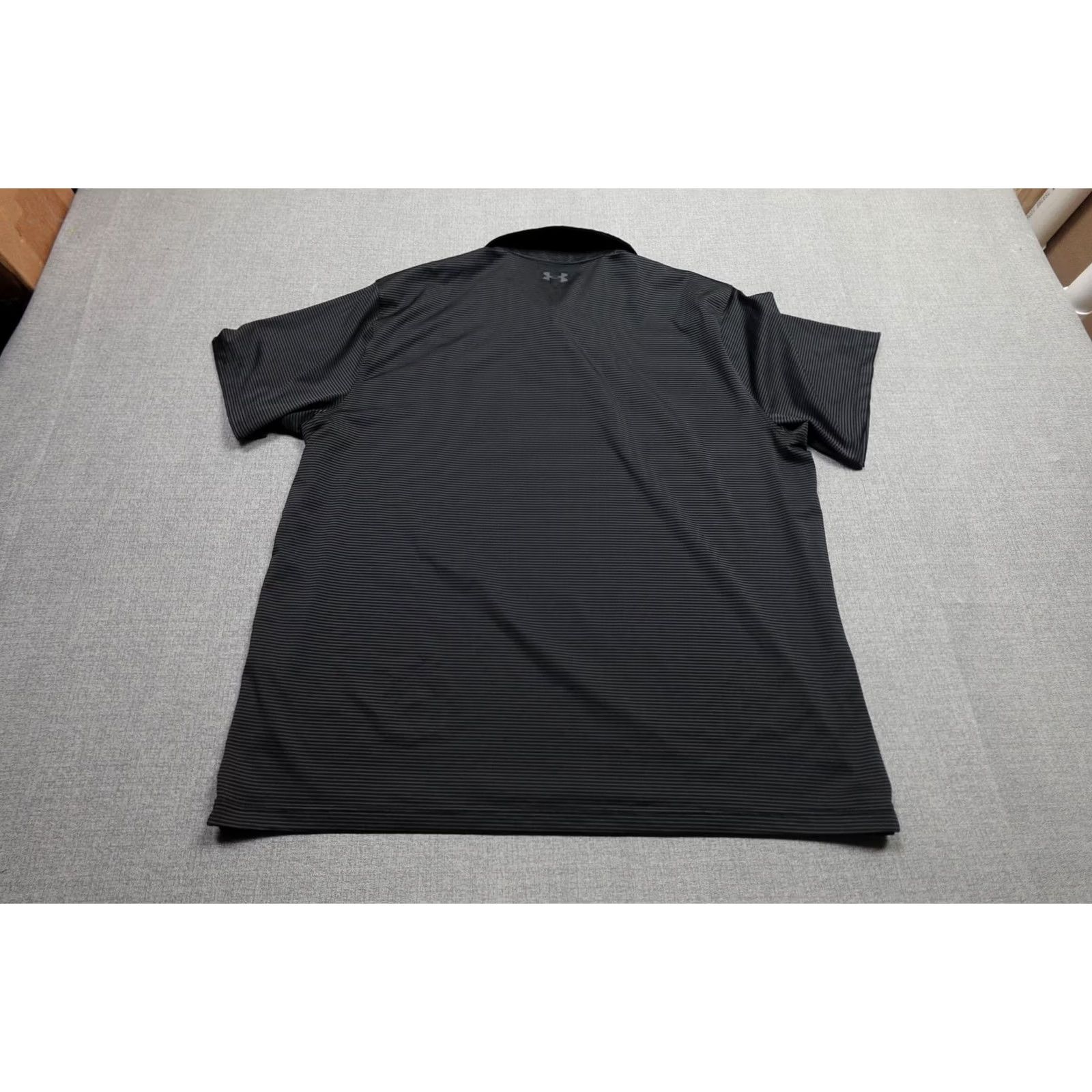 Under Armour Under Armour The Performance Polo Mens 4XL Gray Stripe Golf Stretch Lightweight Polo Shirt Size US XXL / EU 58 / 5 - 4 Thumbnail