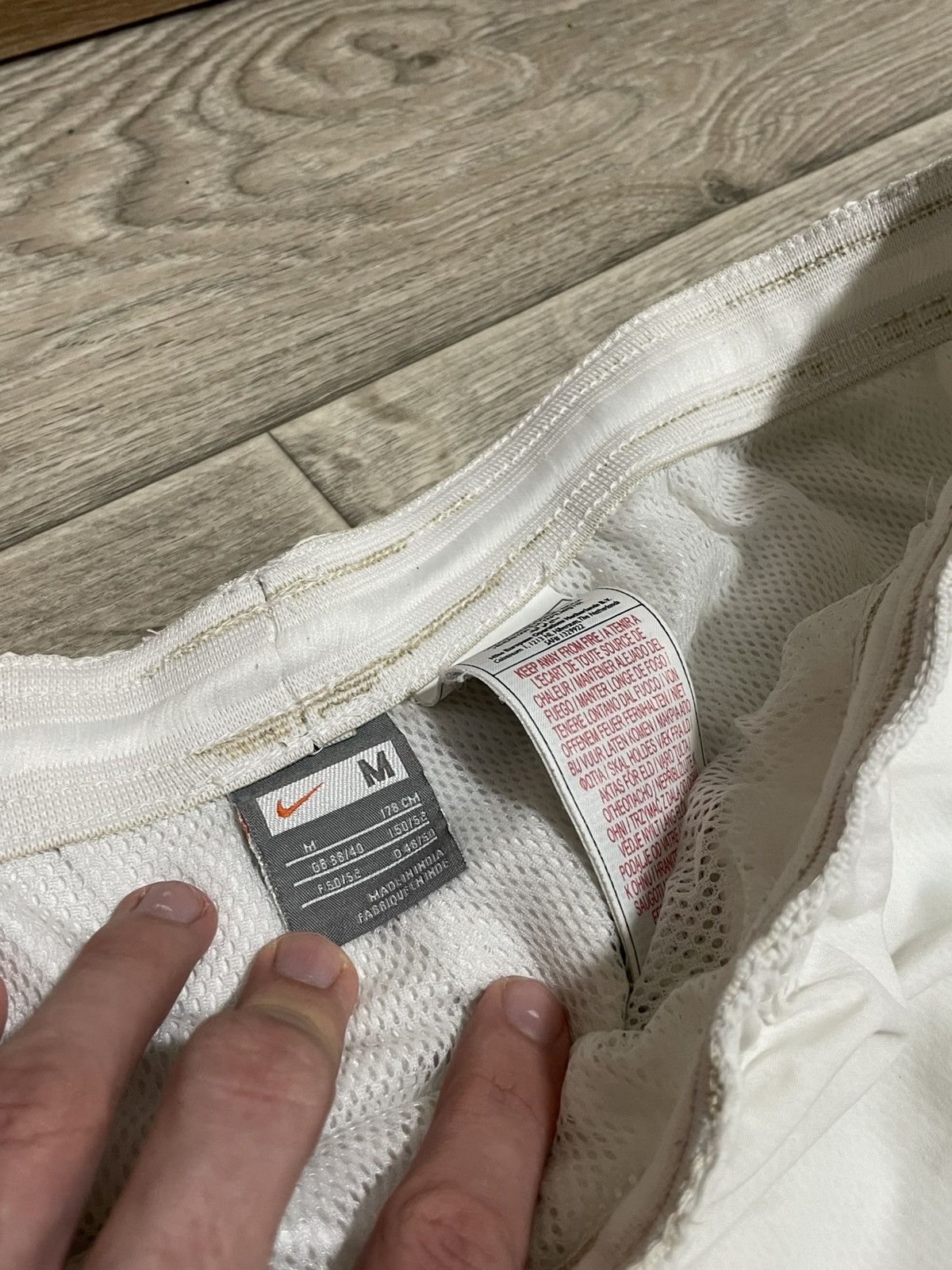 Nike × Vintage Nike Celtic Vintage White Track Pants Drill Swoosh Size US 32 / EU 48 - 15 Thumbnail