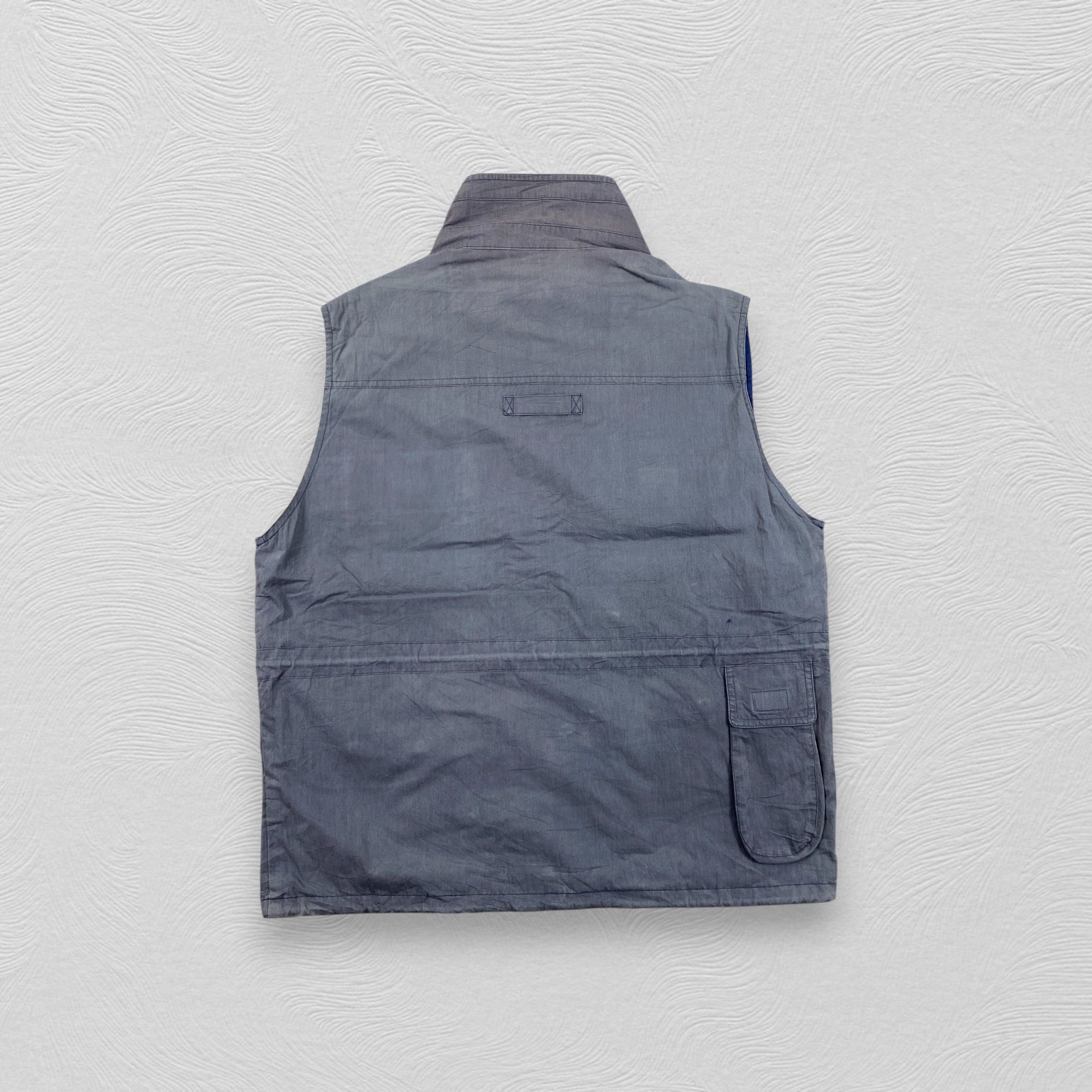 Japanese Brand Synthetic Multipocket Vest Jacket- J225 Size US M / EU 48-50 / 2 - 2 Thumbnail