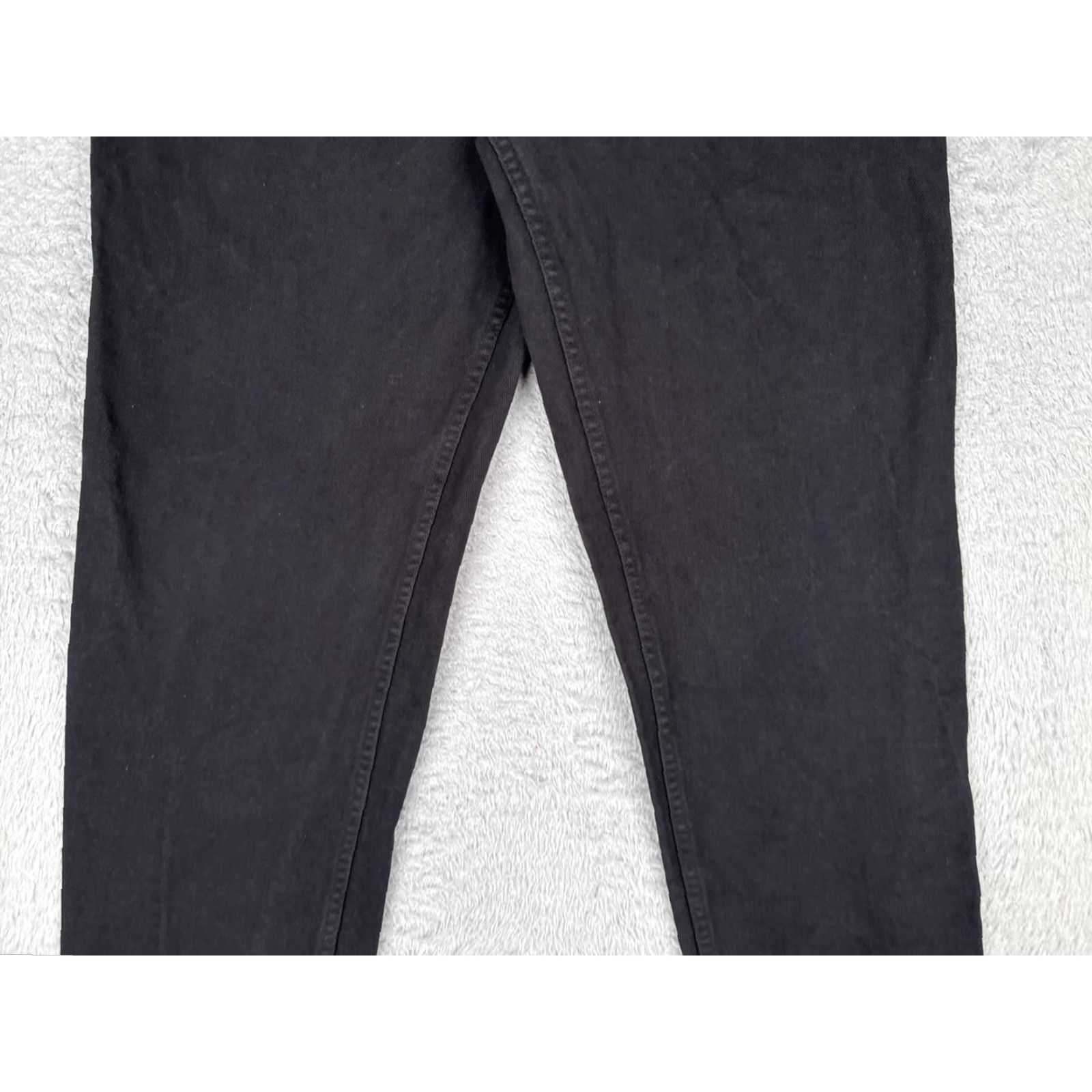 Vintage St. John's Bay Jeans Womens 18 Black Dark Wash High Rise Straight Relaxed 36x31 Size 40" / US 18 - 3 Thumbnail